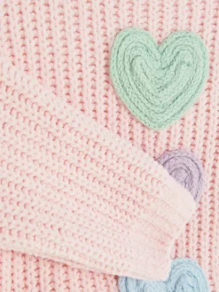 Pulls Et Gilets|Primark Pull En Maille à Cœur Rose