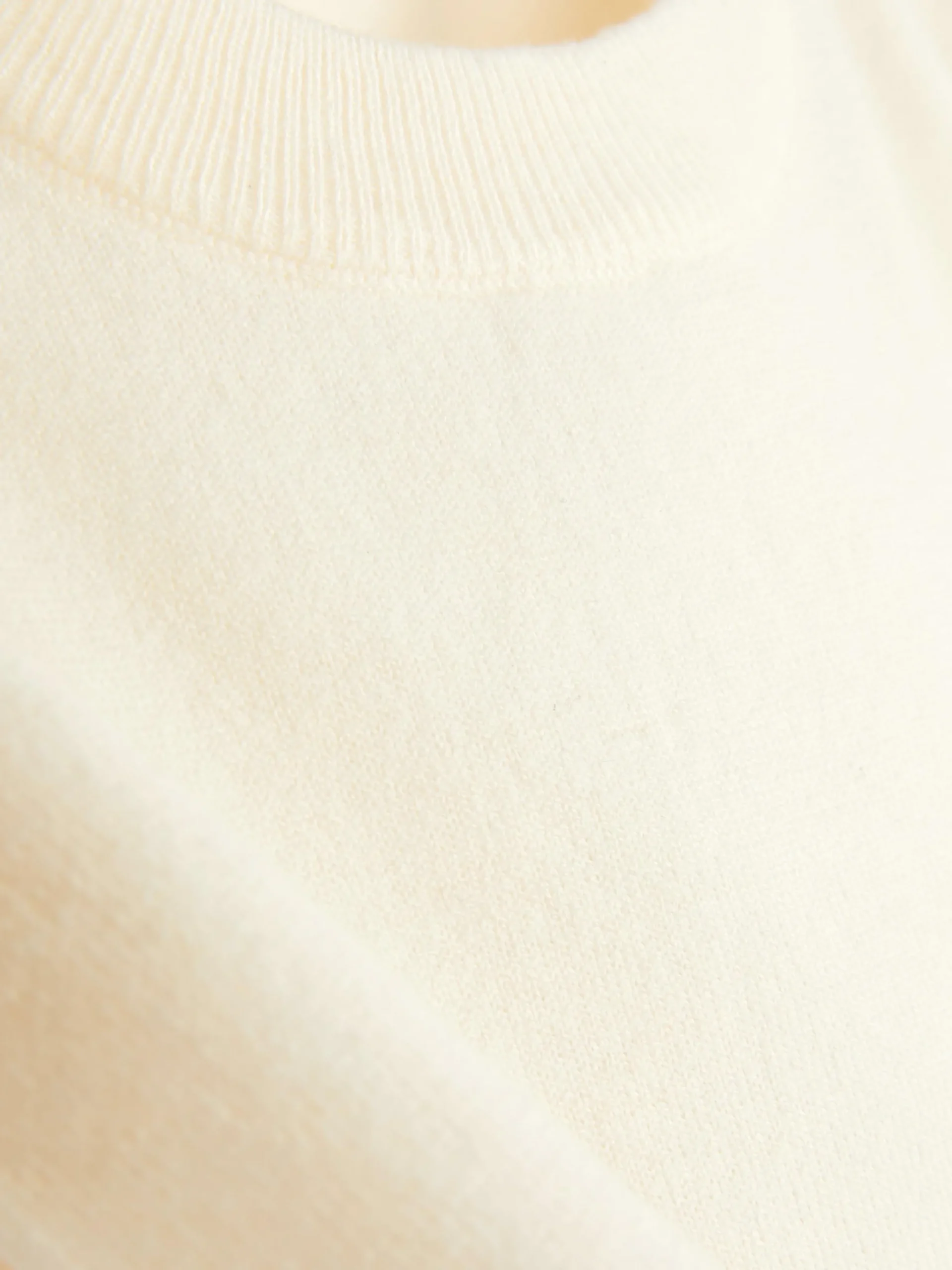 Pulls Et Gilets|Primark Pull En Maille Fine à Col Ras-du-cou Écru
