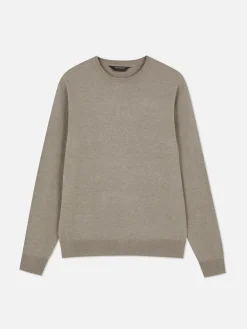Pulls Et Gilets|Primark Pull En Maille Fine à Col Ras-du-cou Naturel