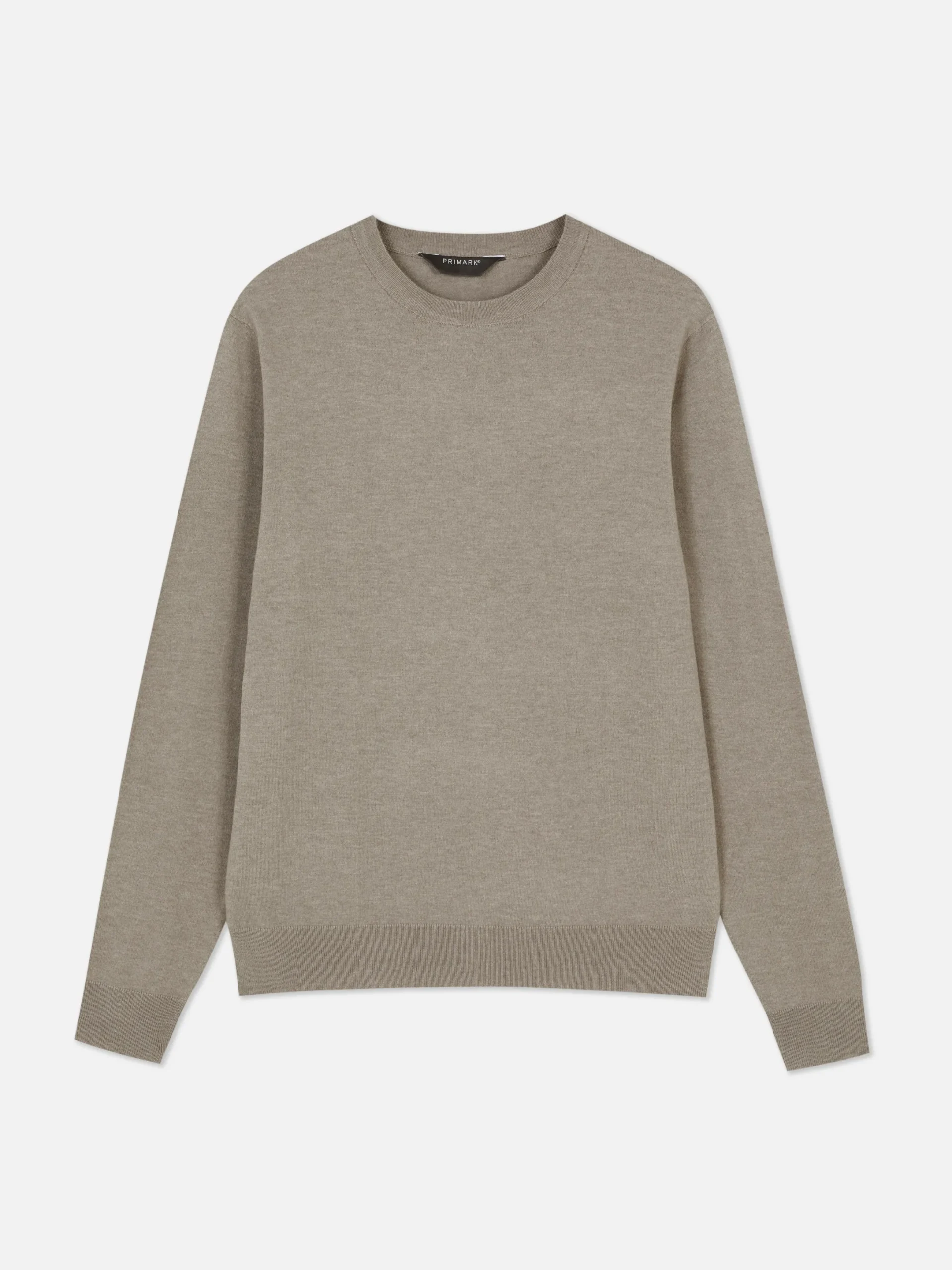 Pulls Et Gilets|Primark Pull En Maille Fine à Col Ras-du-cou Naturel