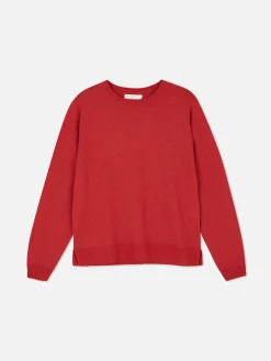 Pulls Et Gilets|Primark Pull En Maille Fine à Col Ras-du-cou Rouge