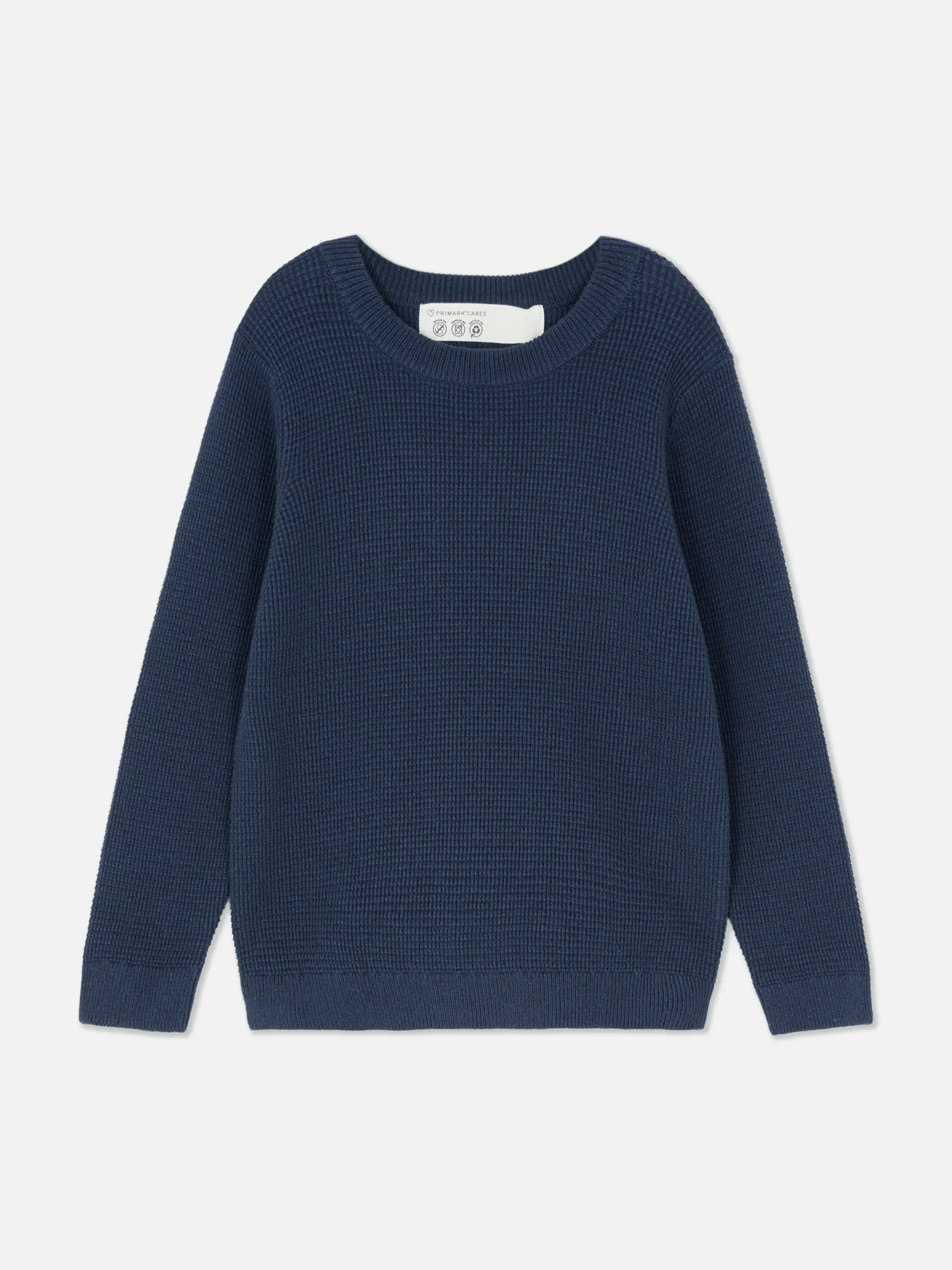 Pulls Et Gilets|Primark Pull En Maille Gaufrée Pour Garçon Bleu marine