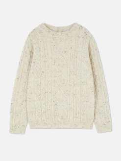 Pulls Et Gilets|Primark Pull En Maille Torsadée Écru