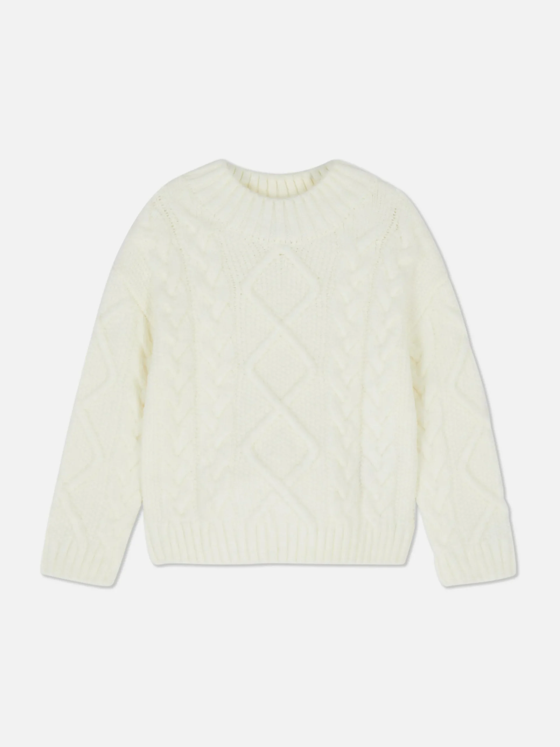 Pulls Et Gilets|Primark Pull En Maille Torsadée Écru
