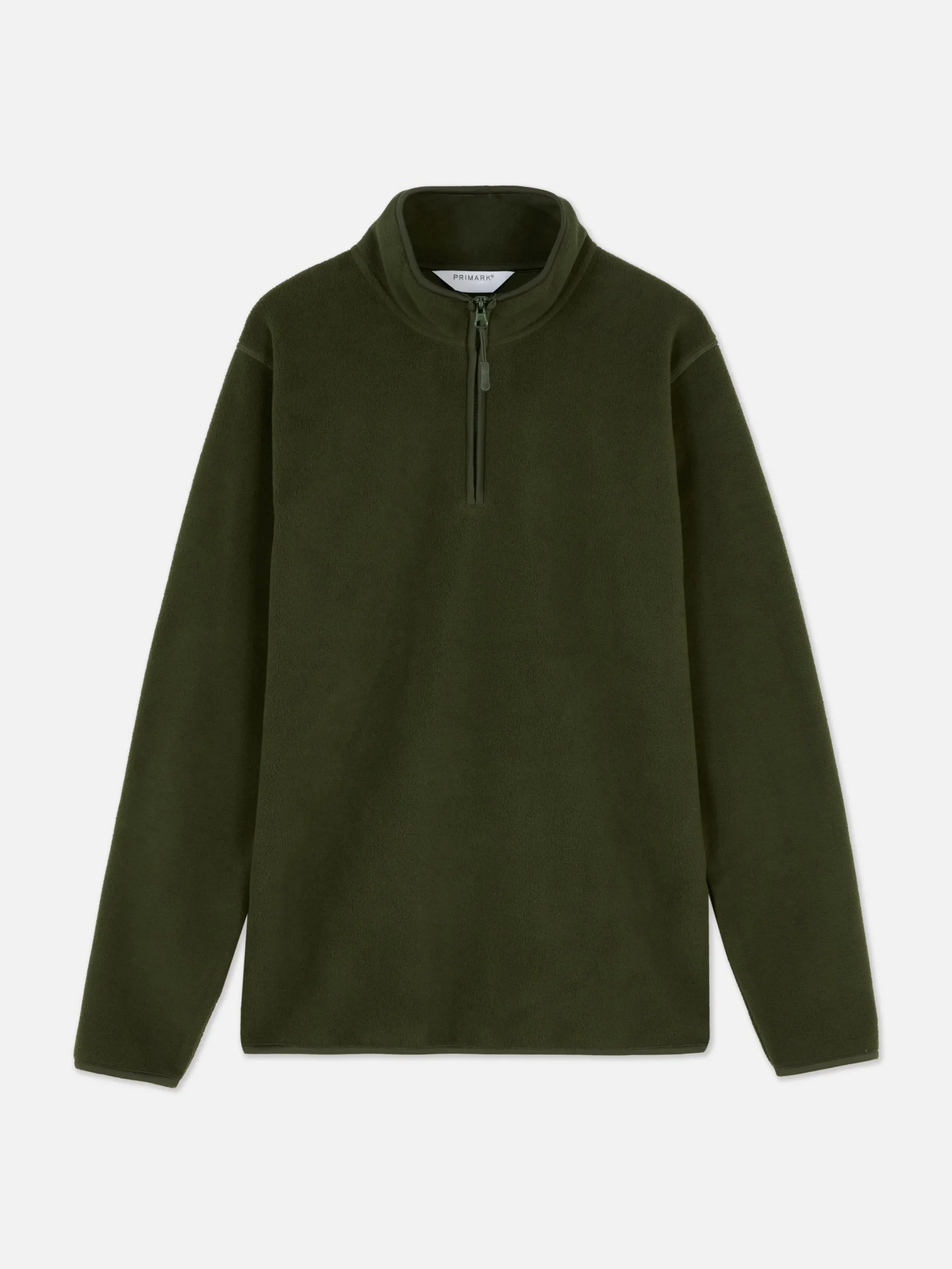 Pulls Et Gilets|Sweats À Capuche Et Sweat-Shirts|Primark Pull En Molleton à Col Zippé Kaki