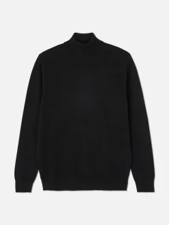 Pulls Et Gilets|Primark Pull Fine Maille à Col Roulé Noir