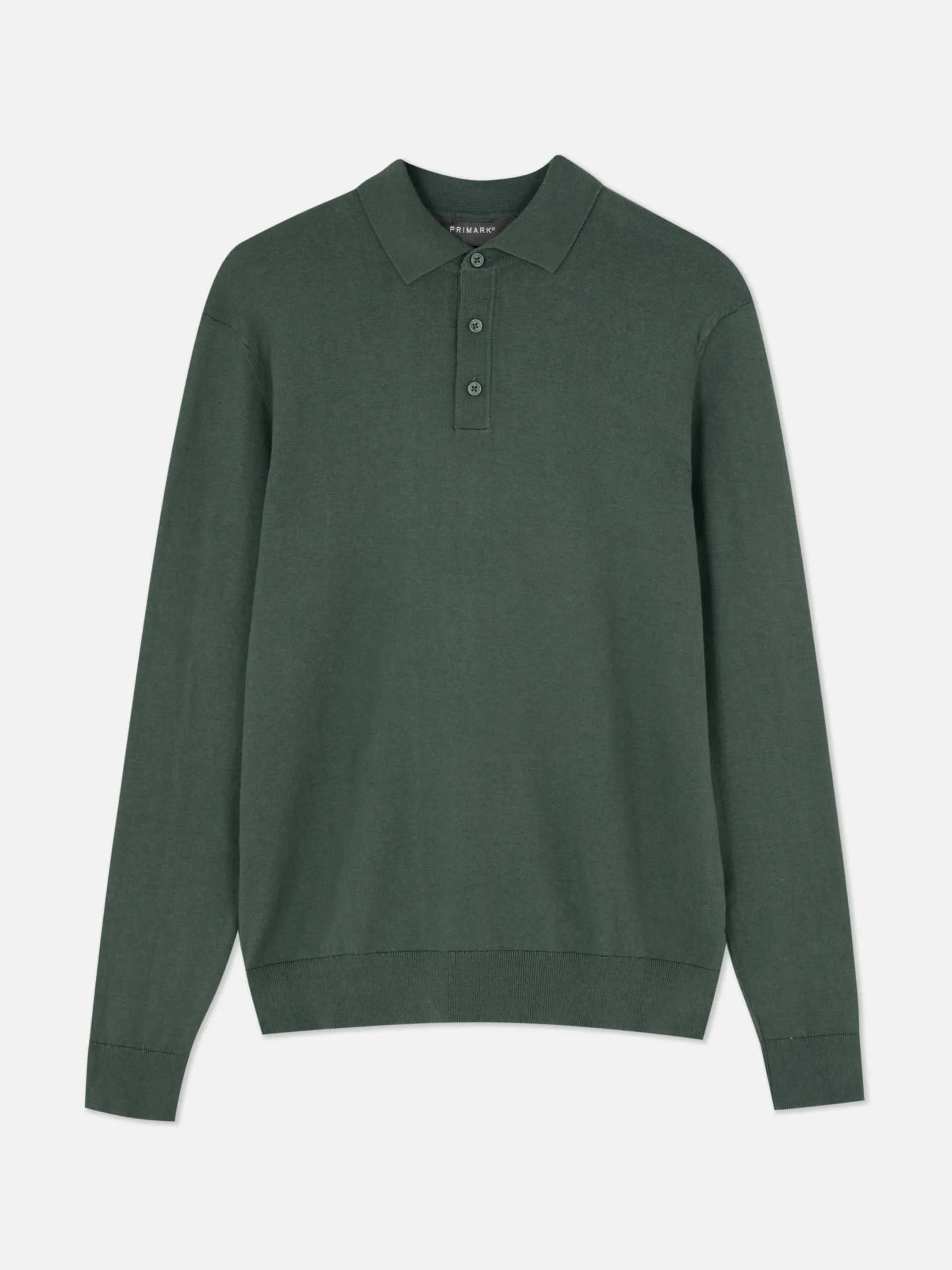 Pulls Et Gilets|Primark Pull Polo à Manches Longues Vert