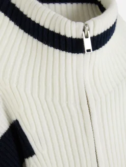 Pulls Et Gilets|Primark Pull Tricoté à Encolure Zippée Bleu marine