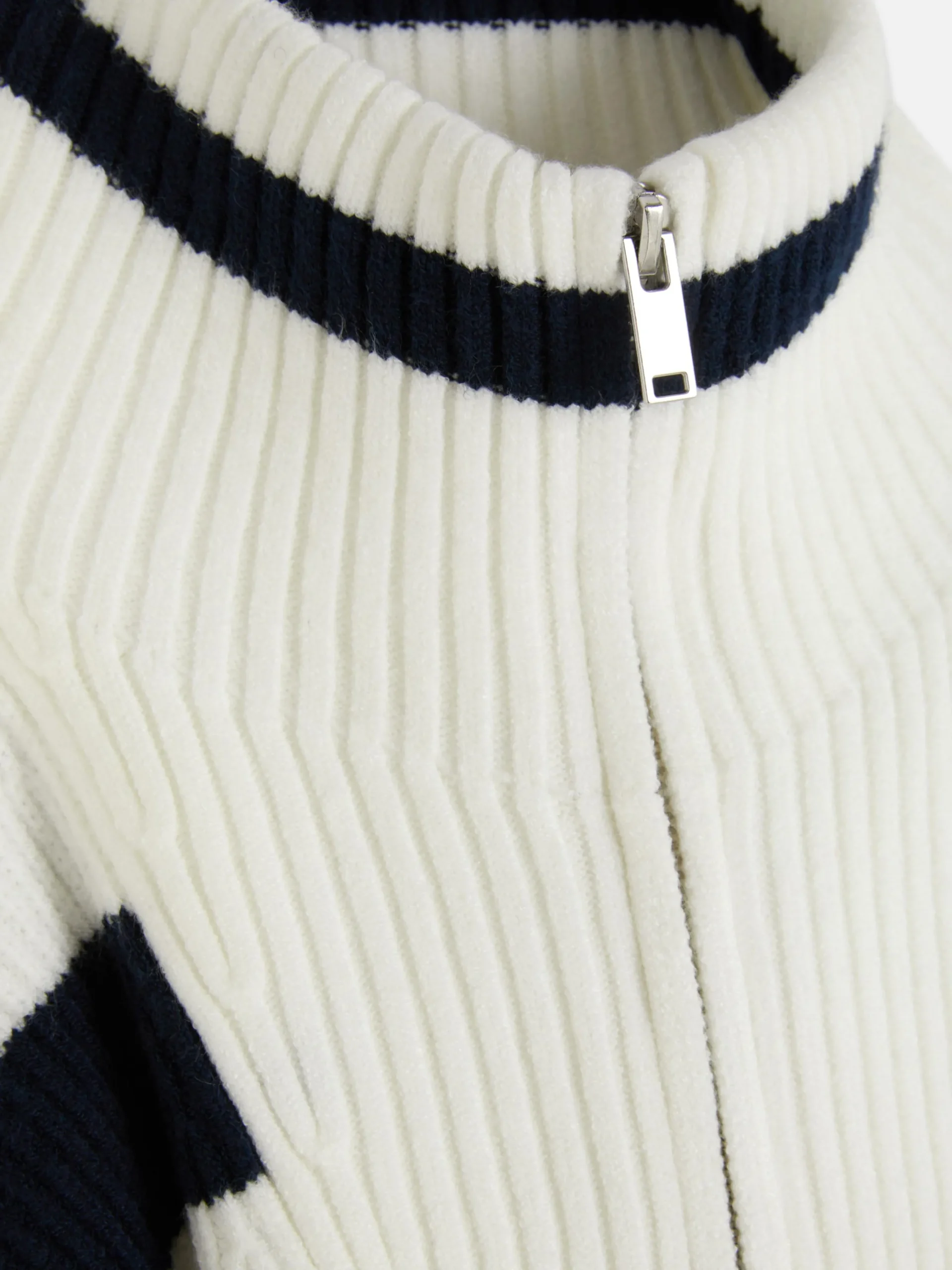 Pulls Et Gilets|Primark Pull Tricoté à Encolure Zippée Bleu marine