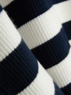 Pulls Et Gilets|Primark Pull Tricoté à Encolure Zippée Bleu marine