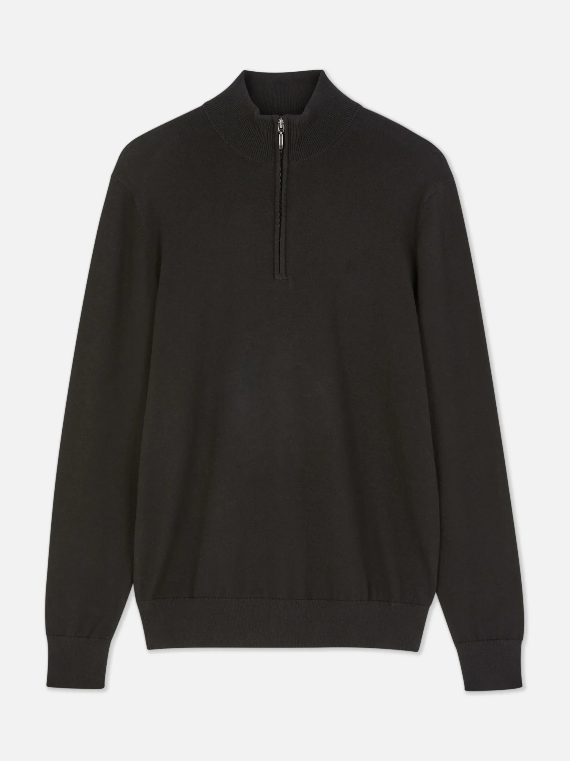 Pulls Et Gilets|Primark Pull Tricoté Semi-zippé Noir