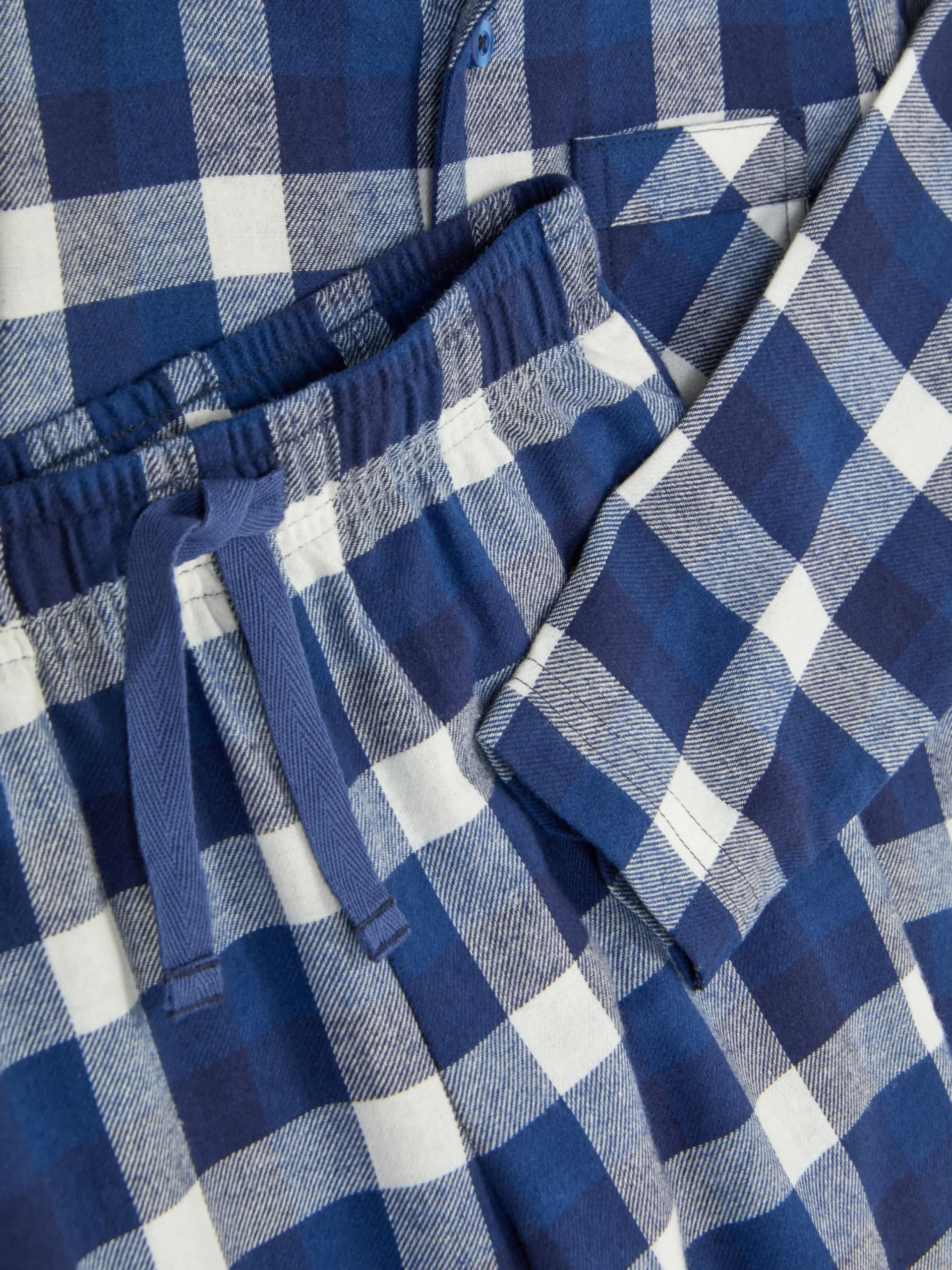 Pyjamas Et Vêtements De Nuit|Primark Pyjama à Carreaux Bleu marine