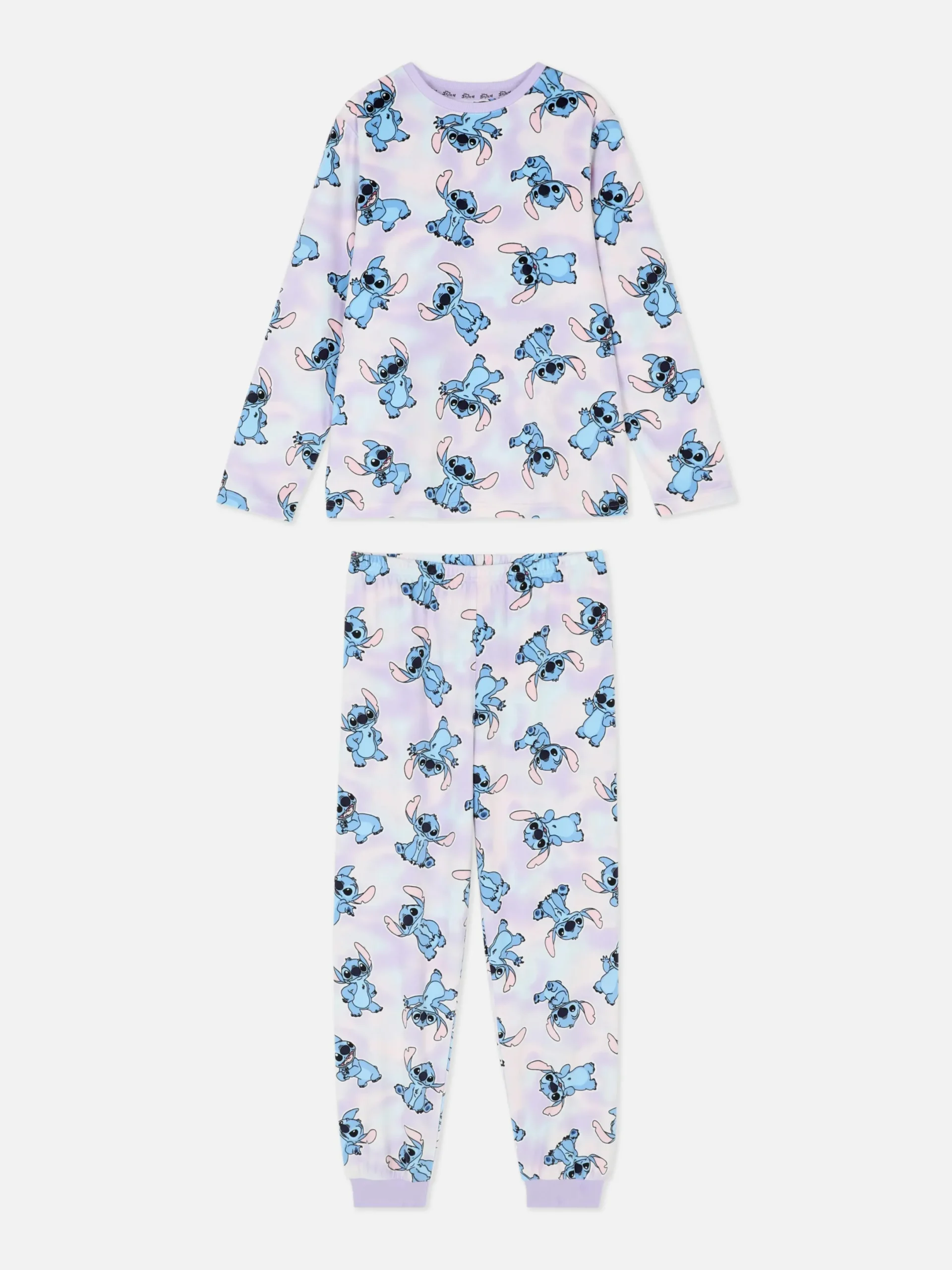 Pyjamas Et Vêtements De Nuit|Primark Pyjama à Manches Longues Disney Lilo & Stitch Multicolore