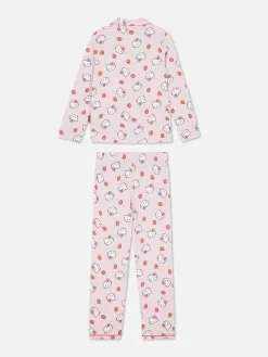 Pyjamas Et Vêtements De Nuit|Primark Pyjama à Manches Longues Hello Kitty Rose