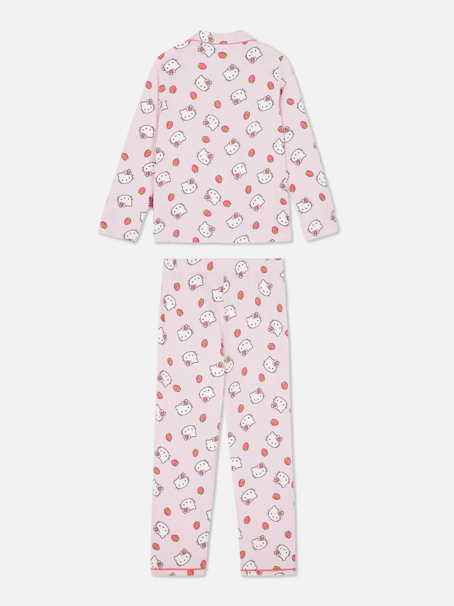 Pyjamas Et Vêtements De Nuit|Primark Pyjama à Manches Longues Hello Kitty Rose