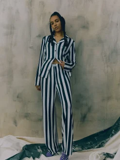 Beetlejuice|Tout Halloween|Primark Pyjama à Rayures Beetlejuice Noir/Blanc