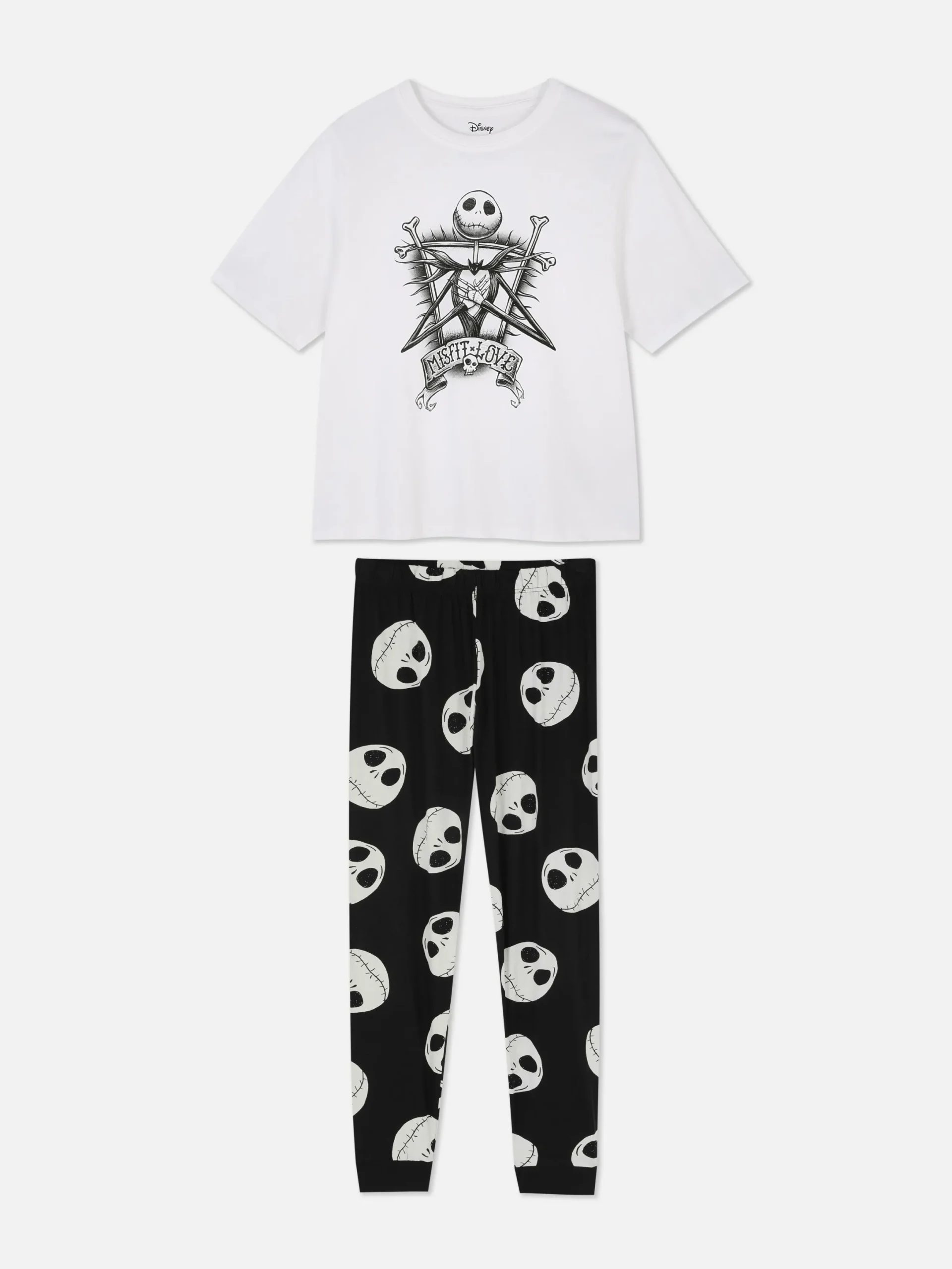 Ensembles Pyjamas|Primark Pyjama Disney Lilo & Stitch Angel Ivoire