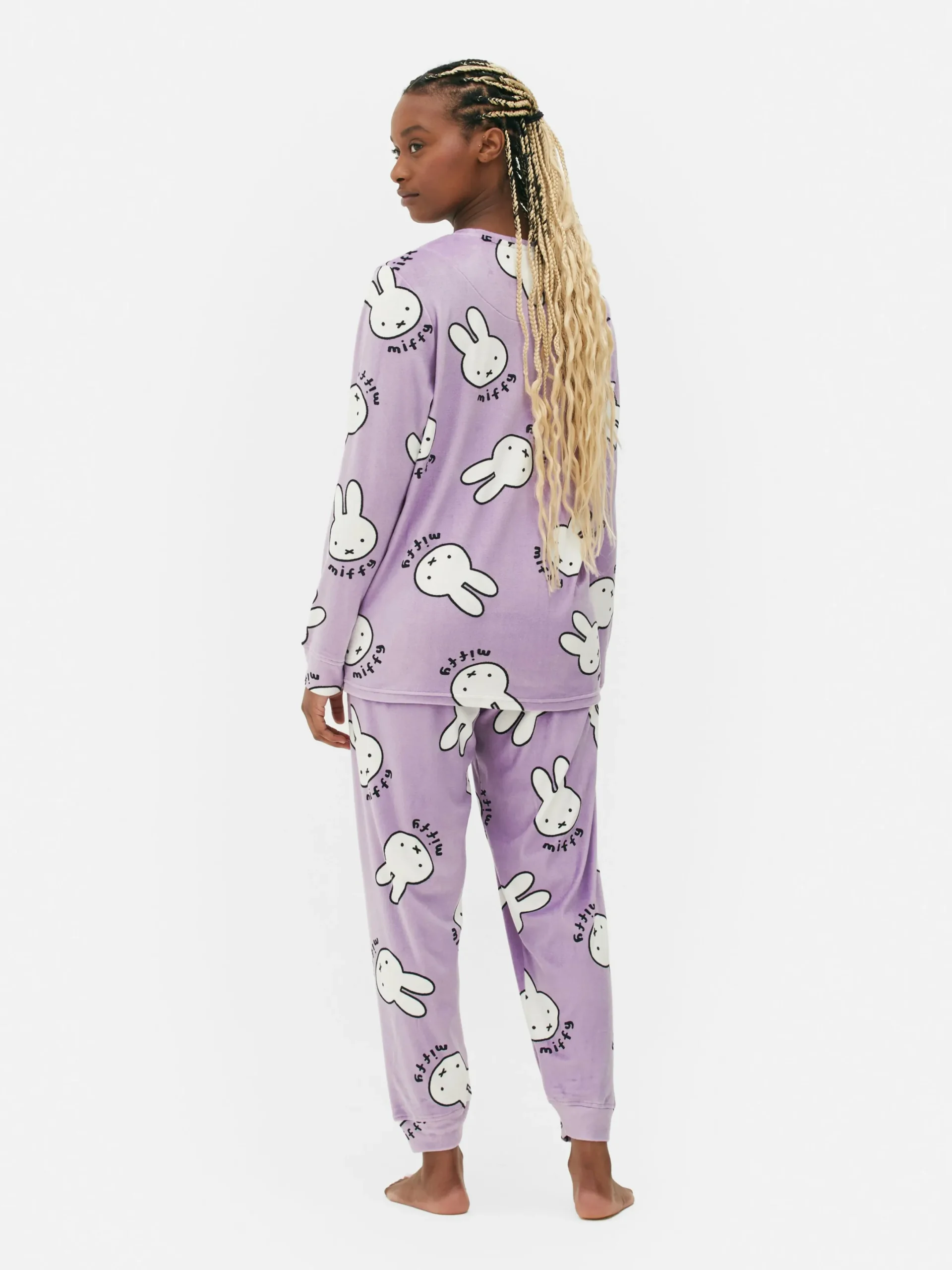 Ensembles Pyjamas|Primark Pyjama En Molleton à Manches Longues Miffy Lilas
