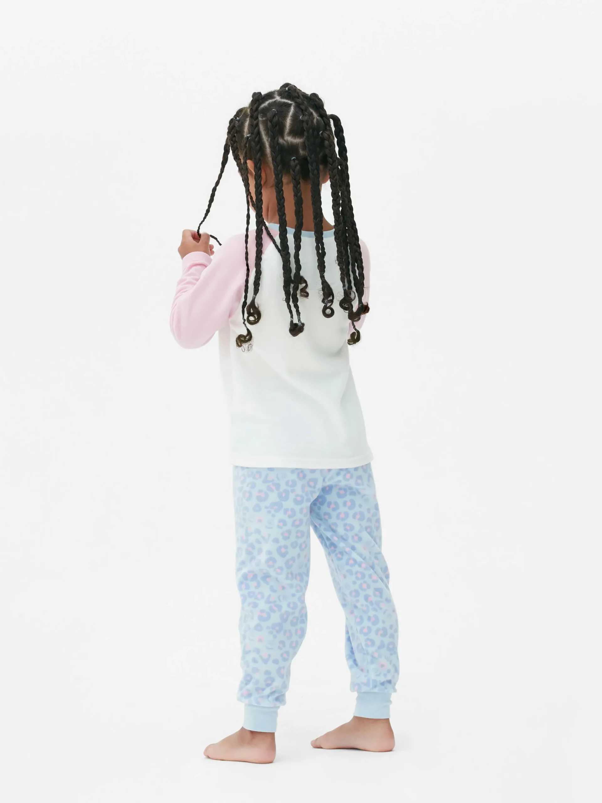 Pyjamas Et Vêtements De Nuit|Primark Pyjama En Molleton à Motif Chat Multicolore