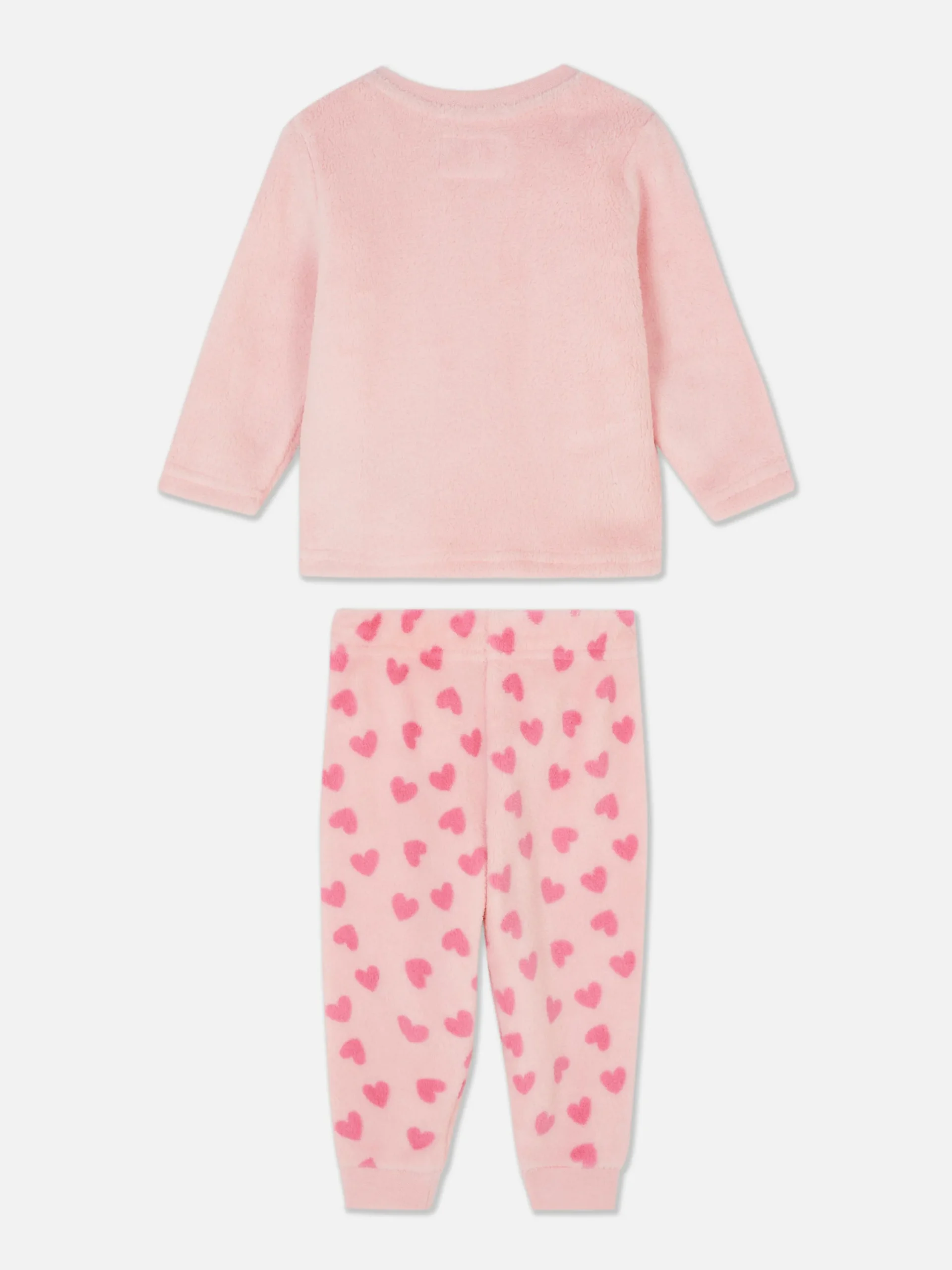 Pyjamas Et Vêtements De Nuit|Primark Pyjama En Molleton à Motif Personnage Animal Rose vif