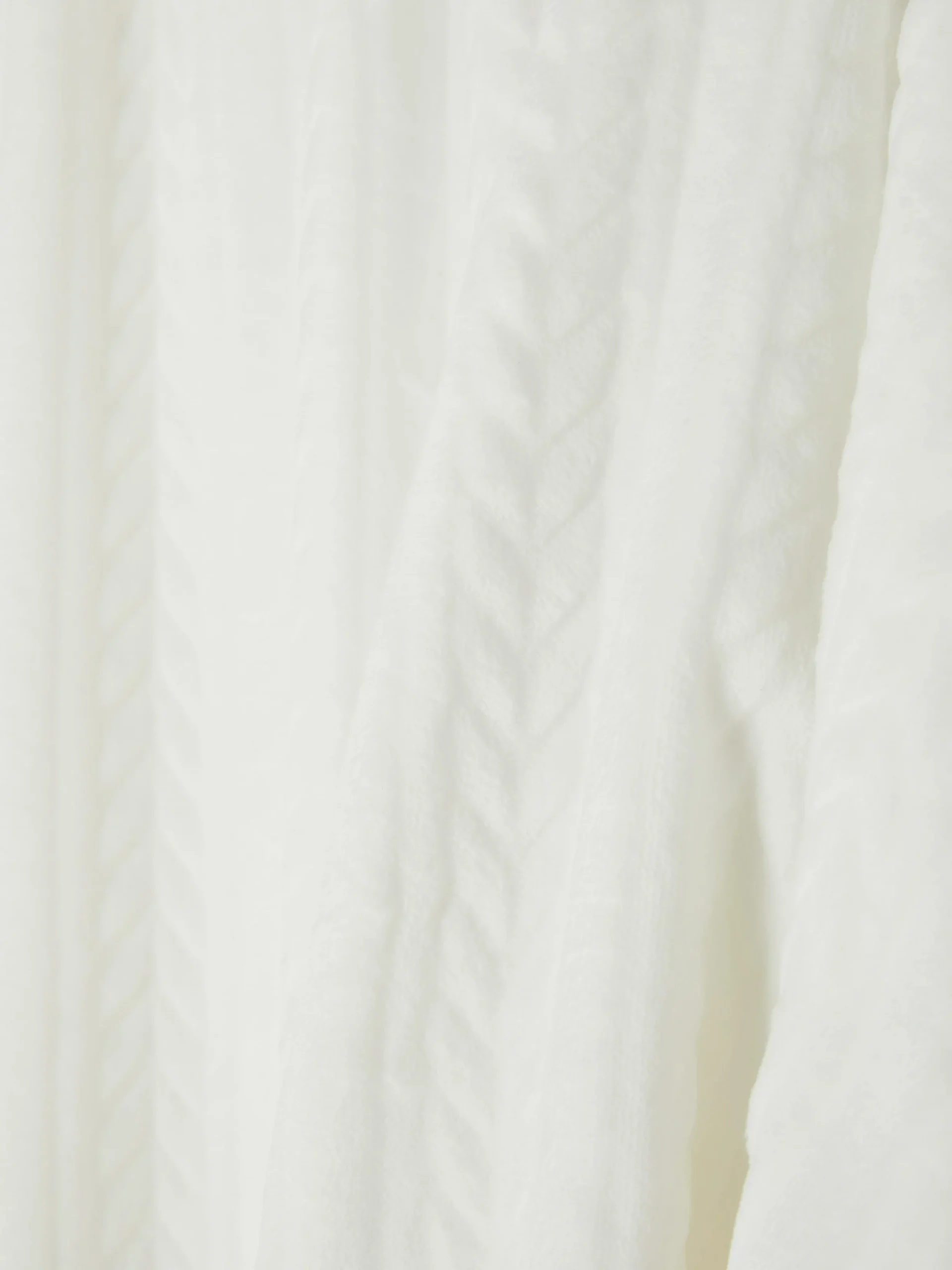 Ensembles Pyjamas|Primark Pyjama En Molleton Doux Blanc