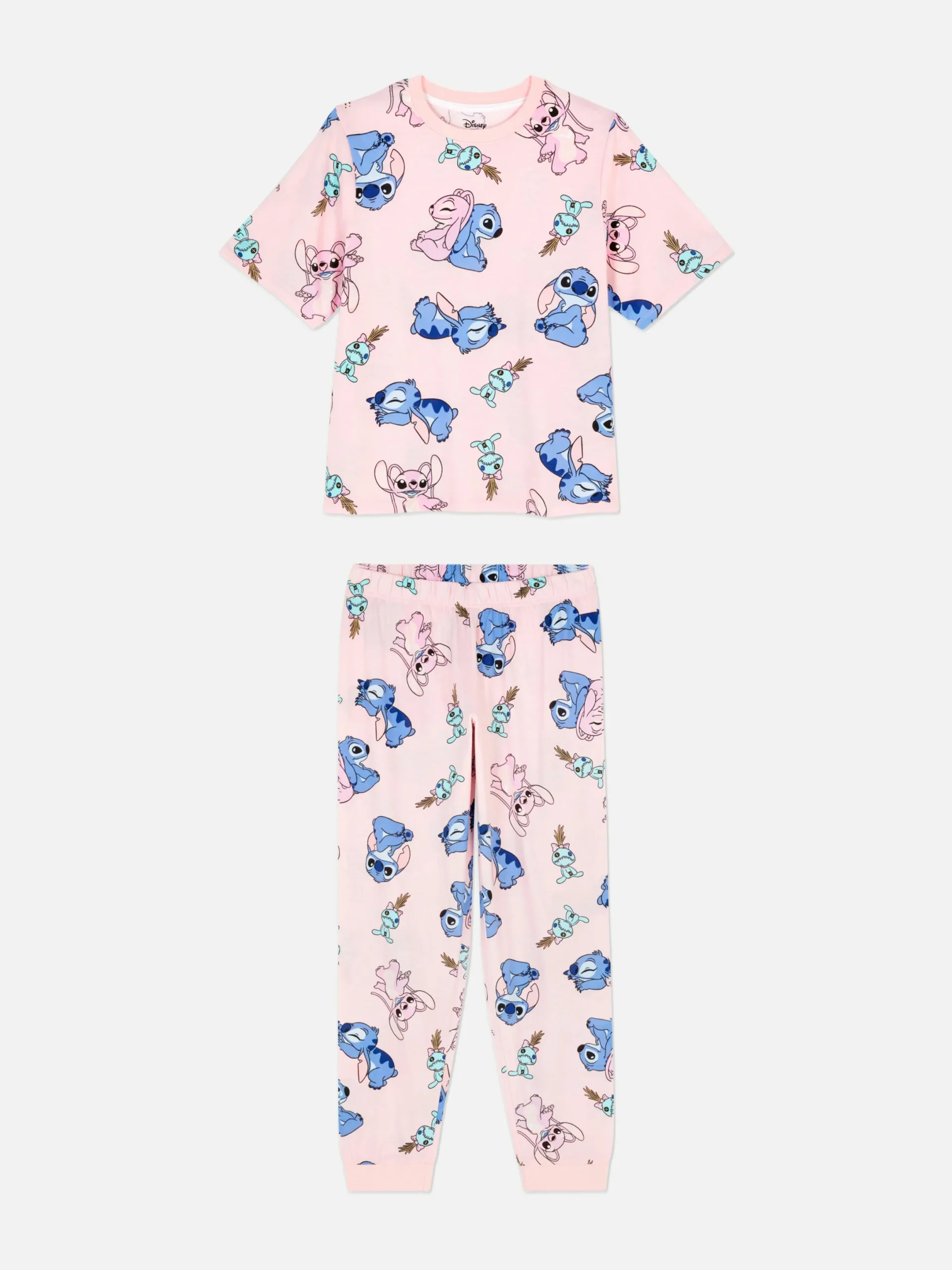 Ensembles Pyjamas|Primark Pyjama Graphique Personnage Disney Rose
