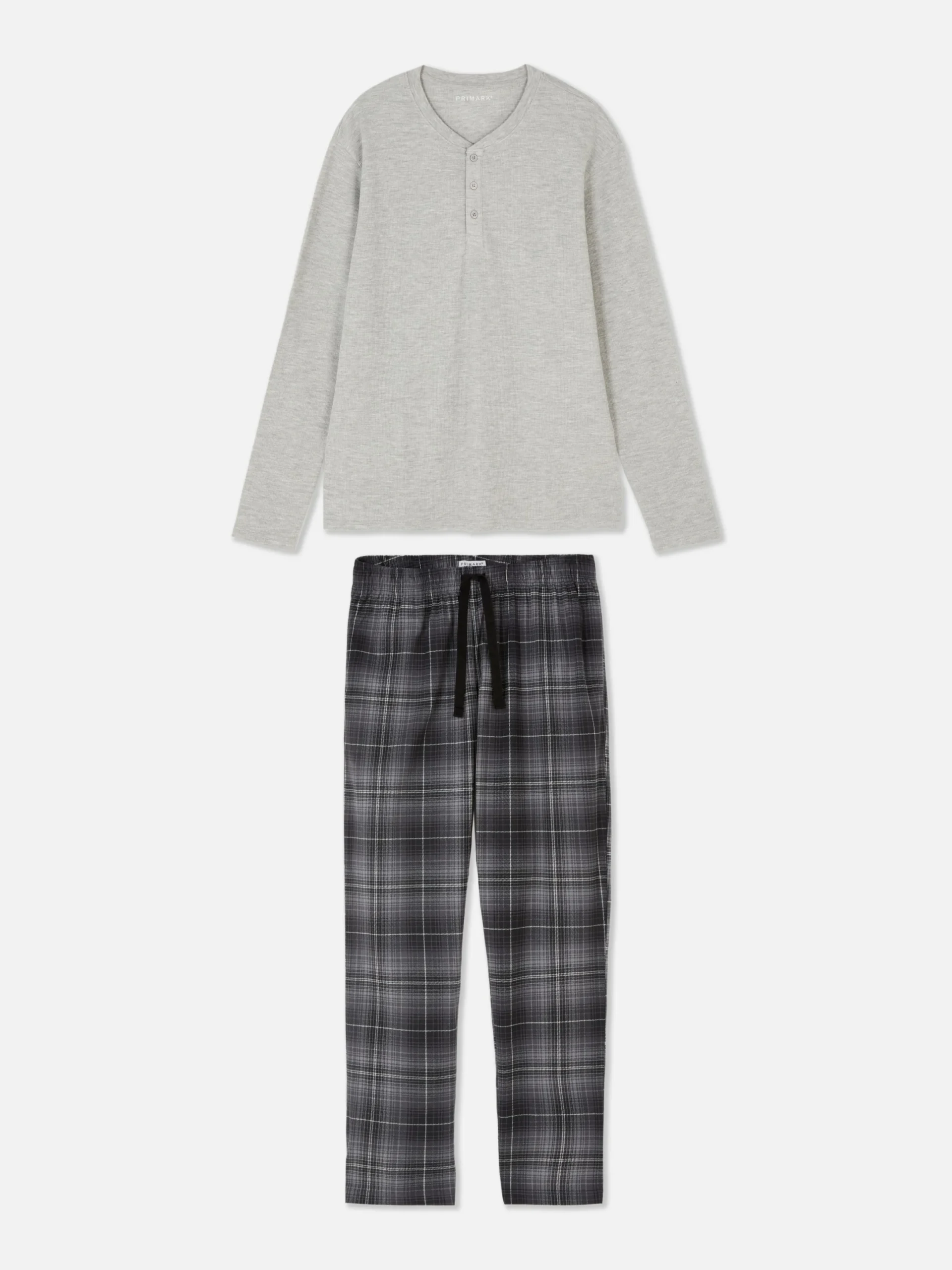 Pyjamas|Primark Pyjama Long Ultra-doux Gris