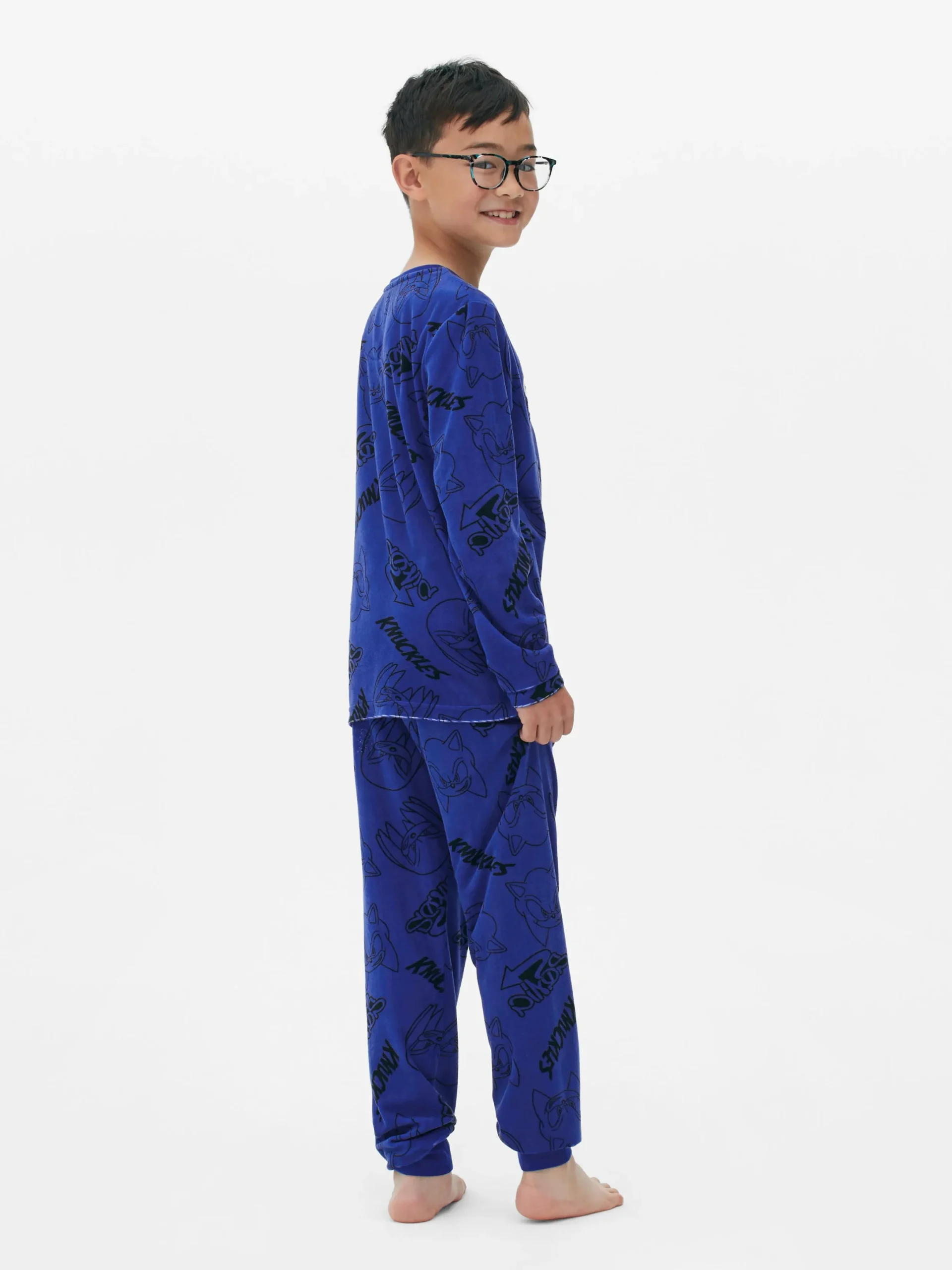 Pyjamas Et Vêtements De Nuit|Primark Pyjama T-shirt Et Bas Sonic Le Hérisson Bleu