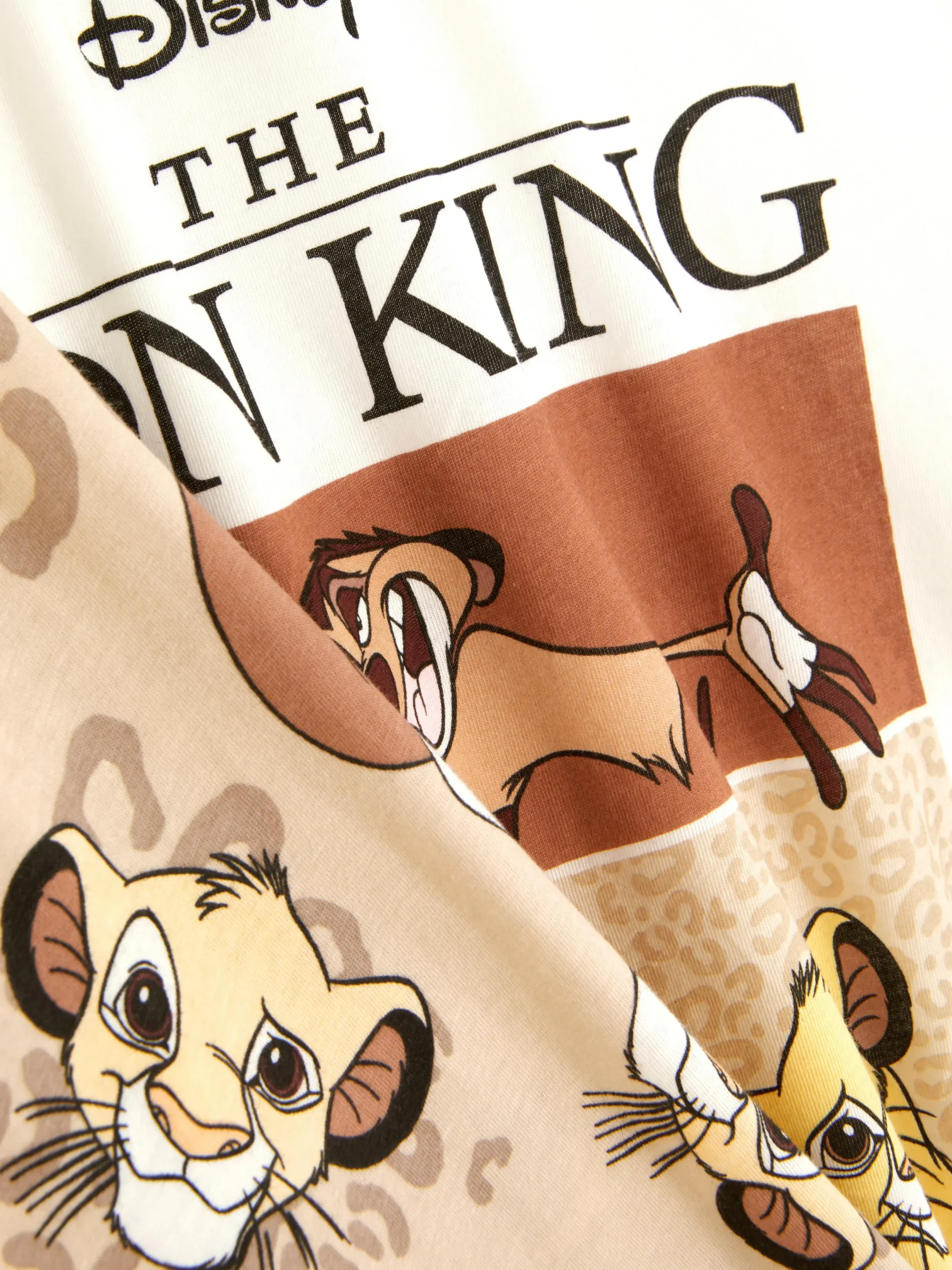 Ensembles Pyjamas|Primark Pyjama T-shirt Personnages Disney Écru