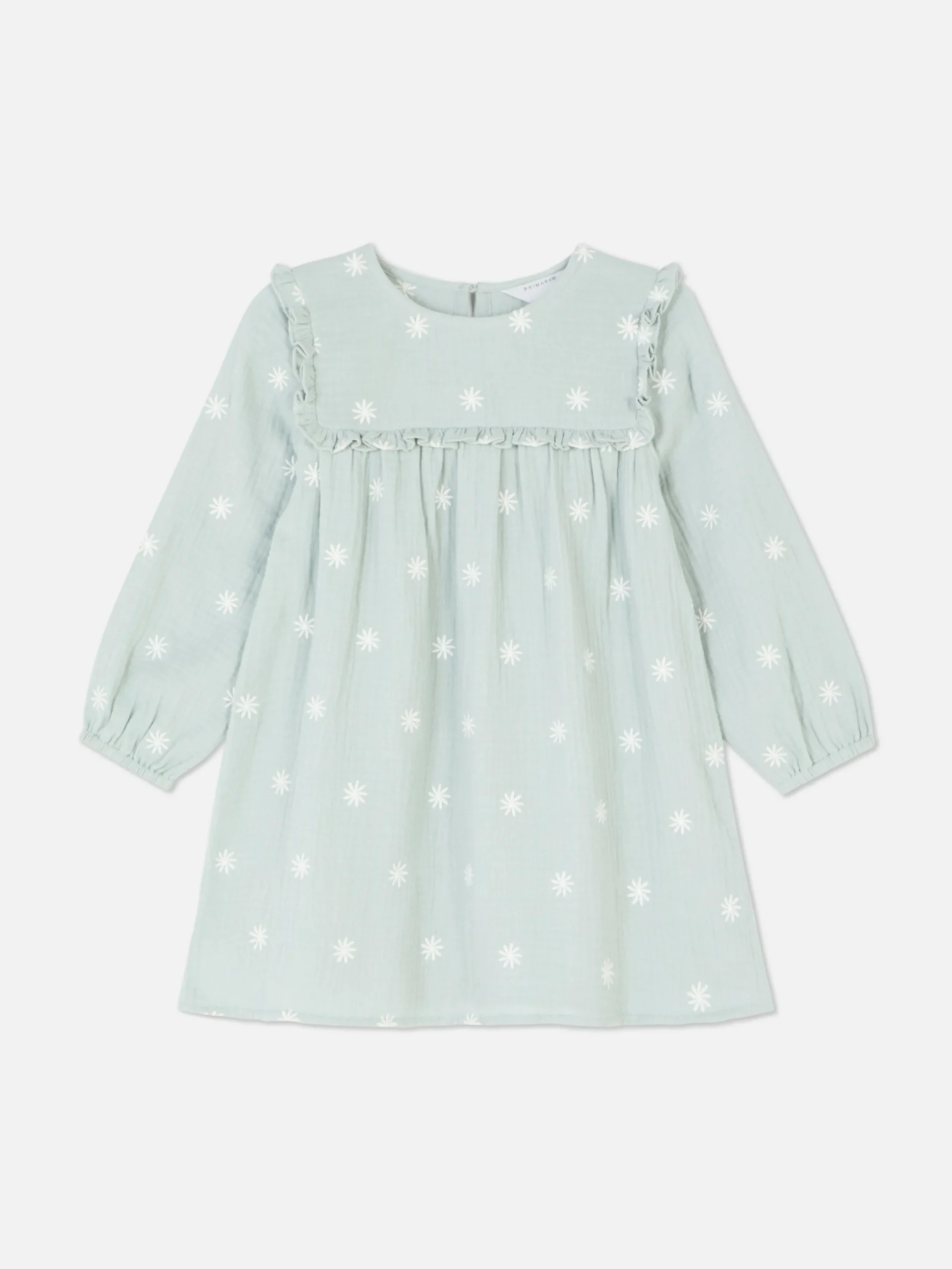 Robes|Primark Robe à Smocks Et à Manches Longues Vert menthe