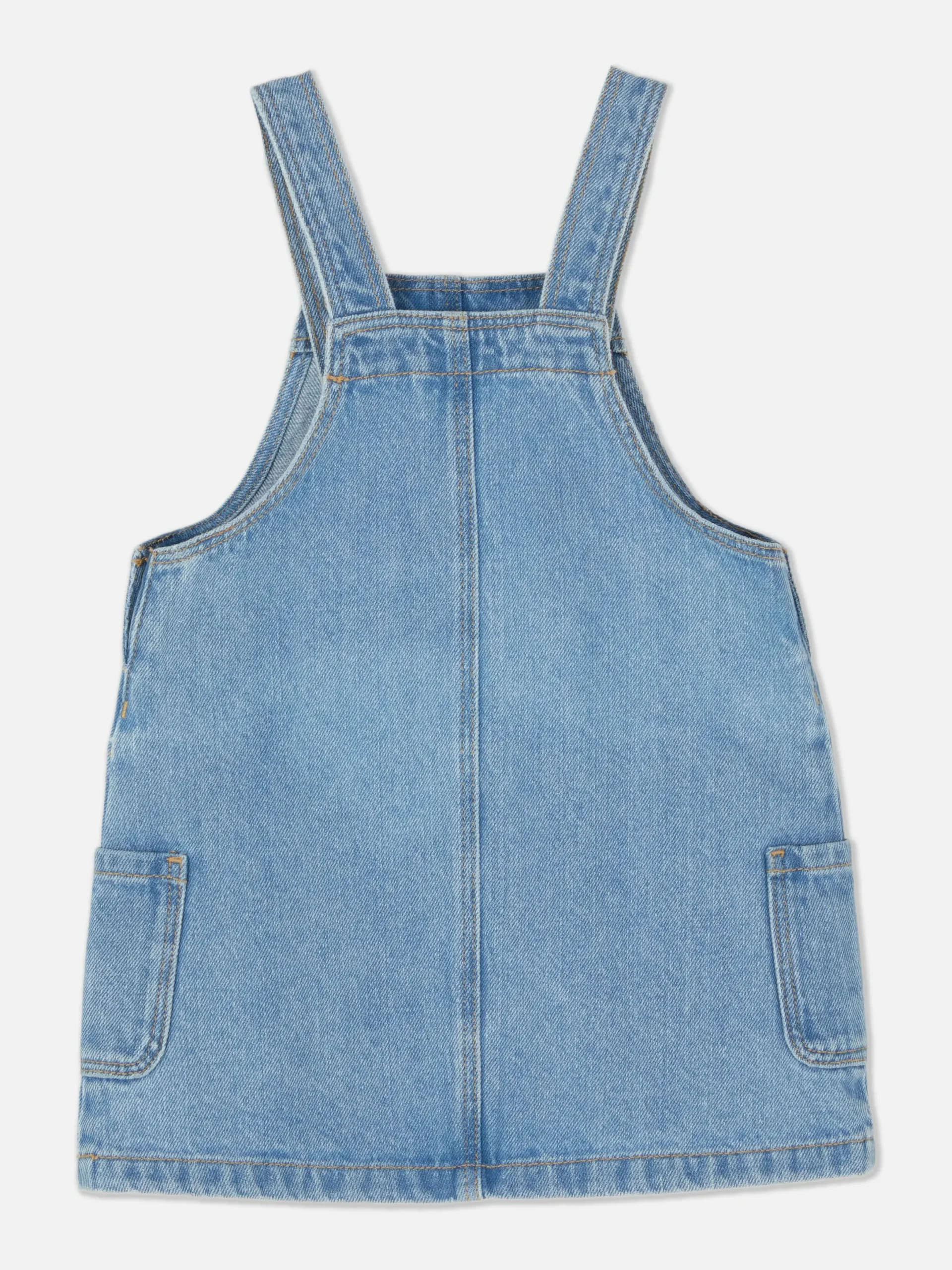 Robes Et Jupes|Primark Robe Chasuble En Denim Bleu clair