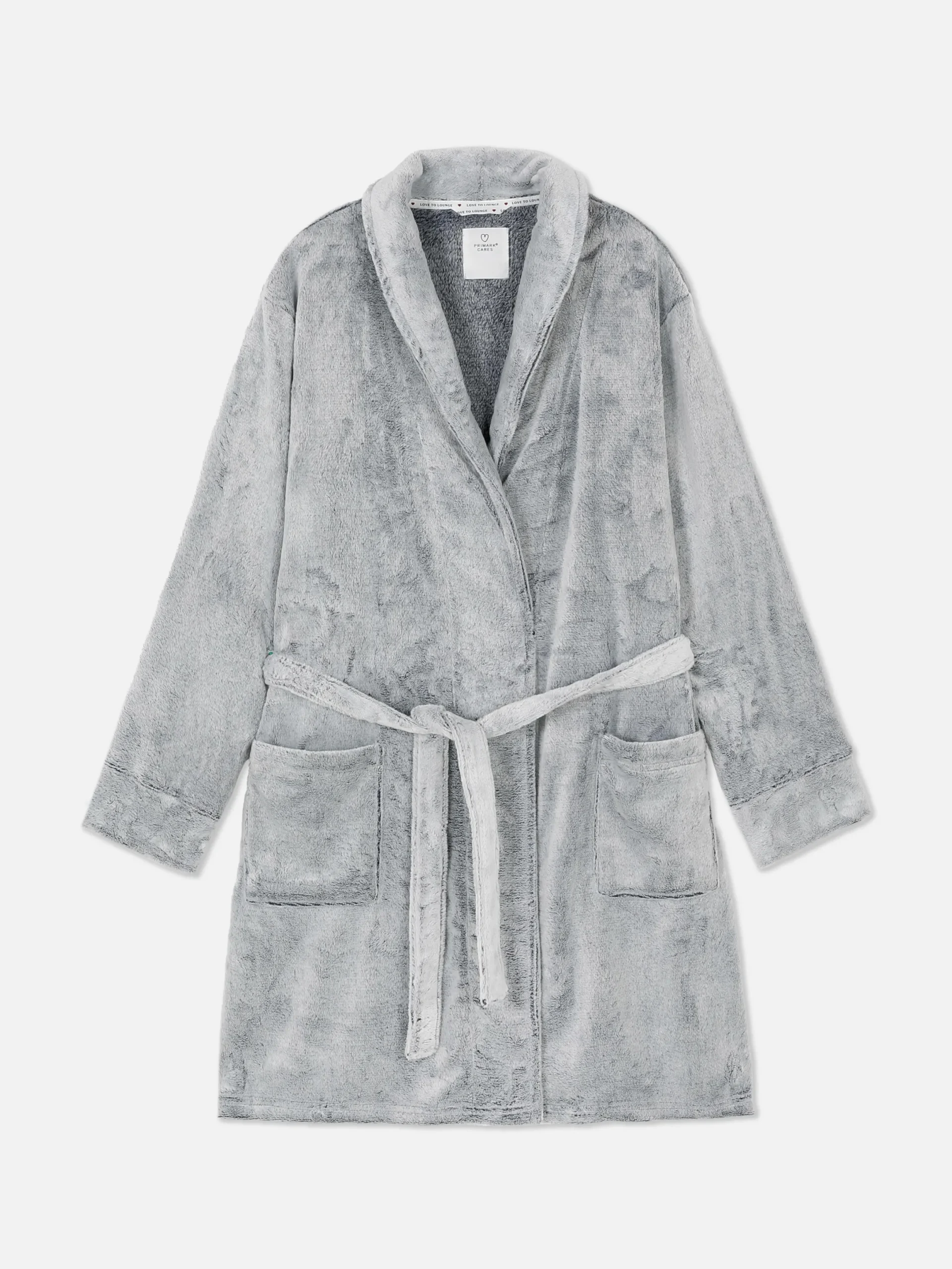 Peignoirs|Primark Robe De Chambre Mi-longue Duveteuse Bleu marine