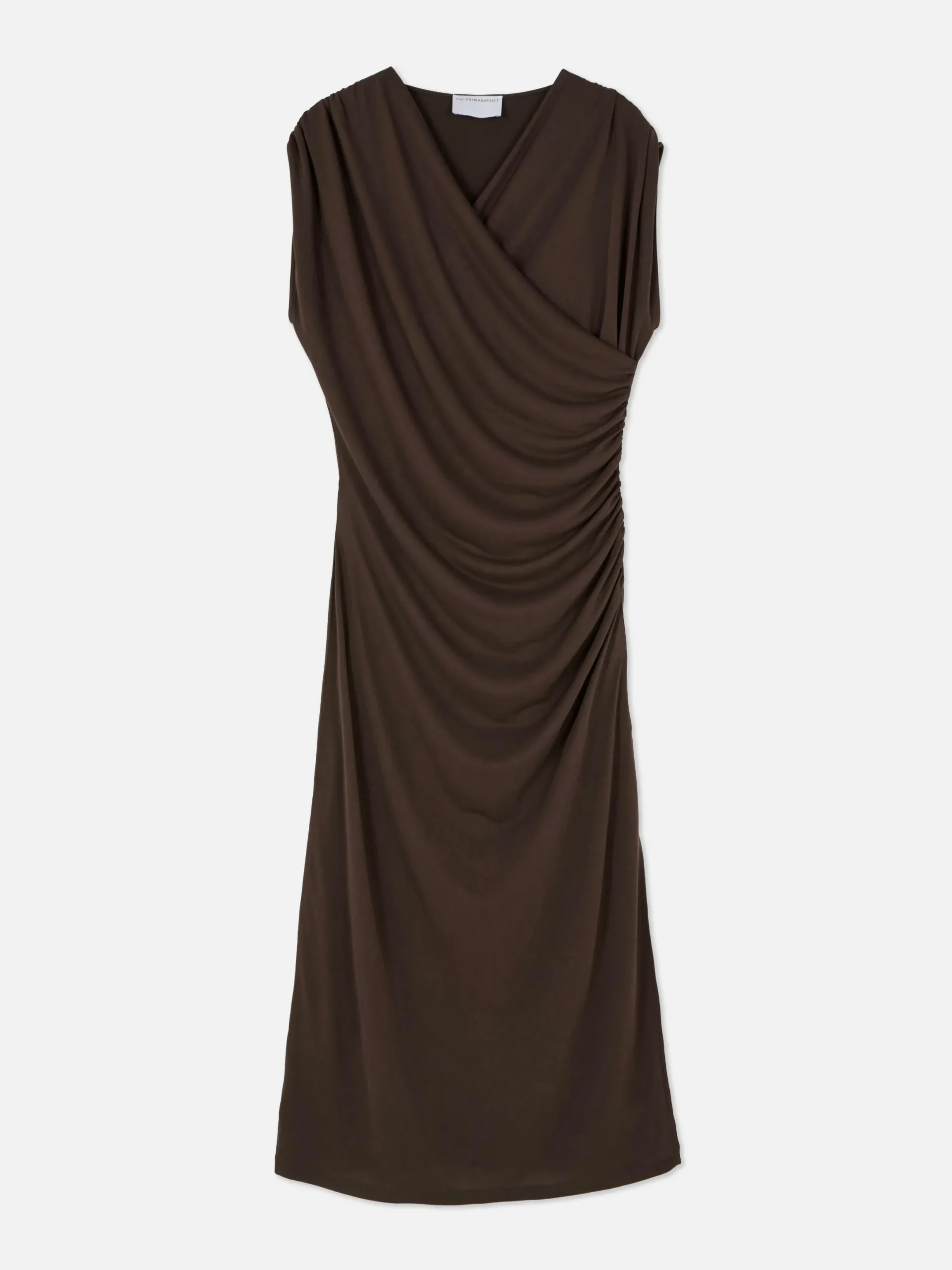 Robes|Primark Robe Drapée En Jersey The Edit Chocolat