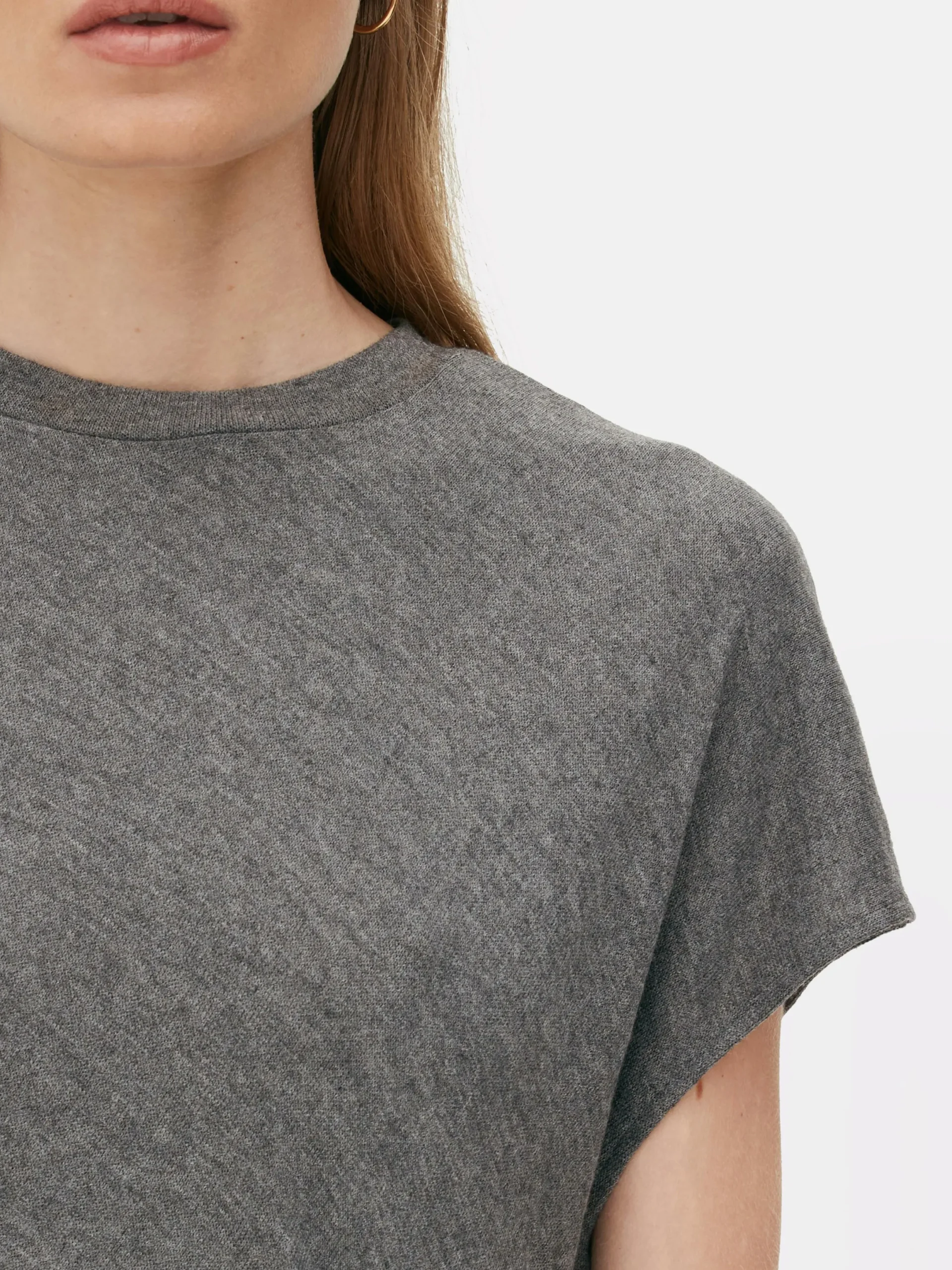 Robes|Primark Robe Mi-longue Torsadée En Jersey The Edit Gris chiné