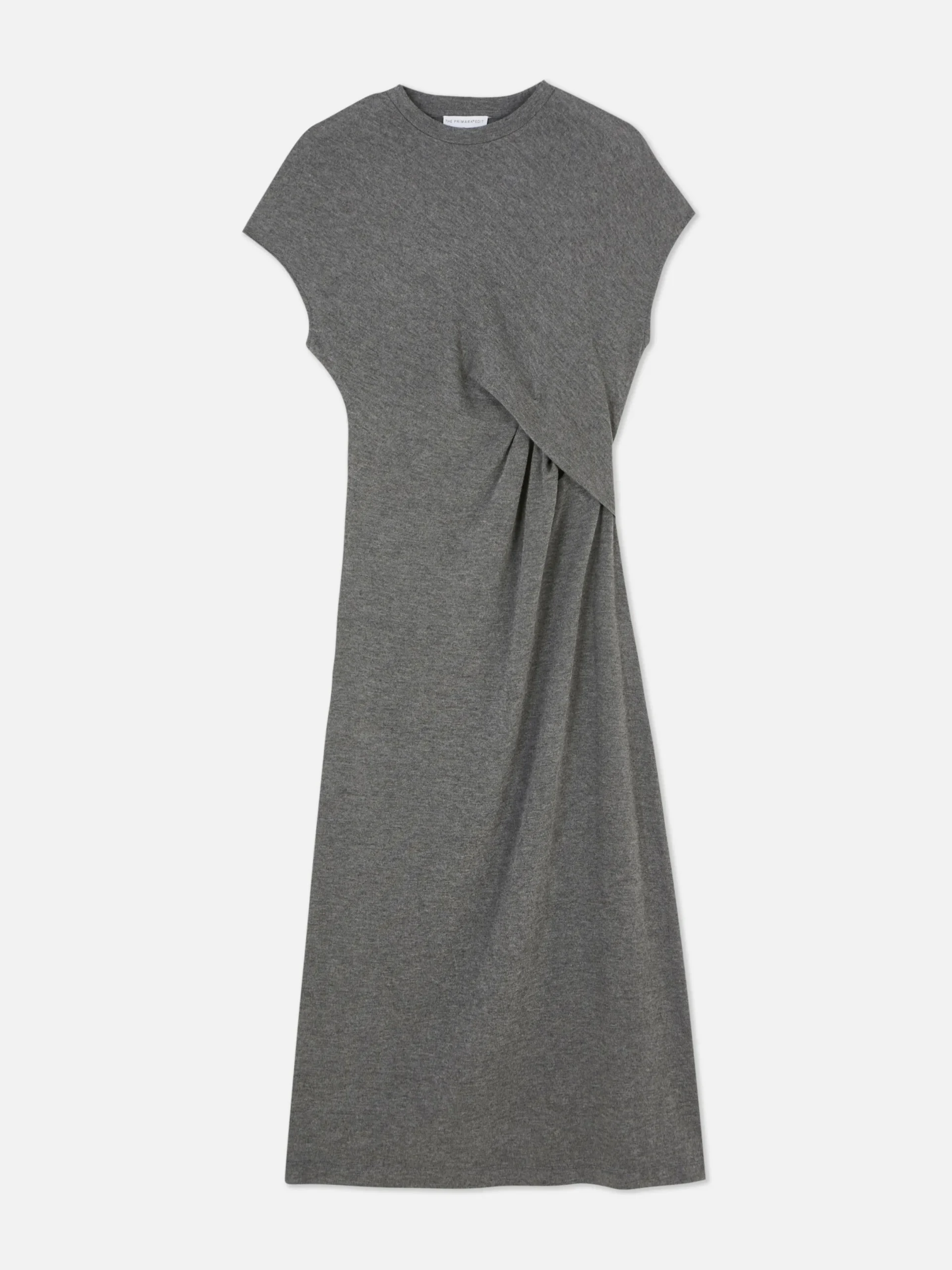 Robes|Primark Robe Mi-longue Torsadée En Jersey The Edit Gris chiné