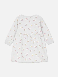 Robes Et Jupes|Primark Robe Sweat-shirt à Motif Arc-en-ciel Gris chiné