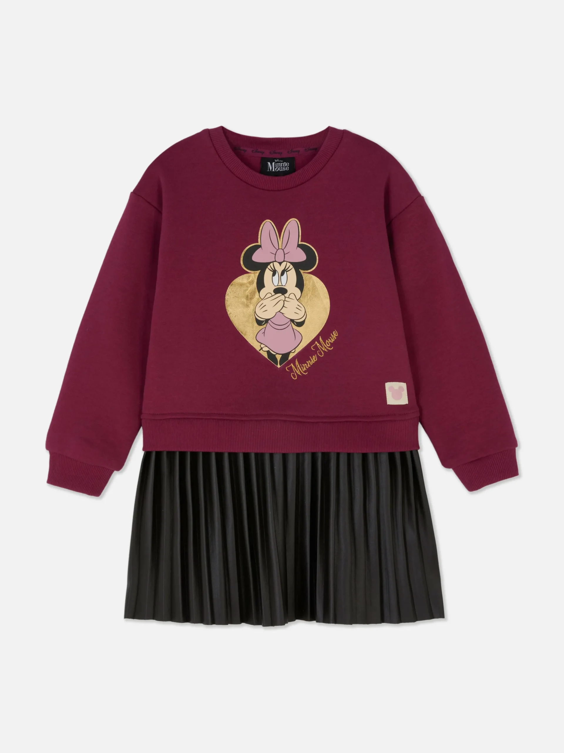 Robes|Primark Robe Sweat-shirt Disney Minnie Mouse Bordeaux