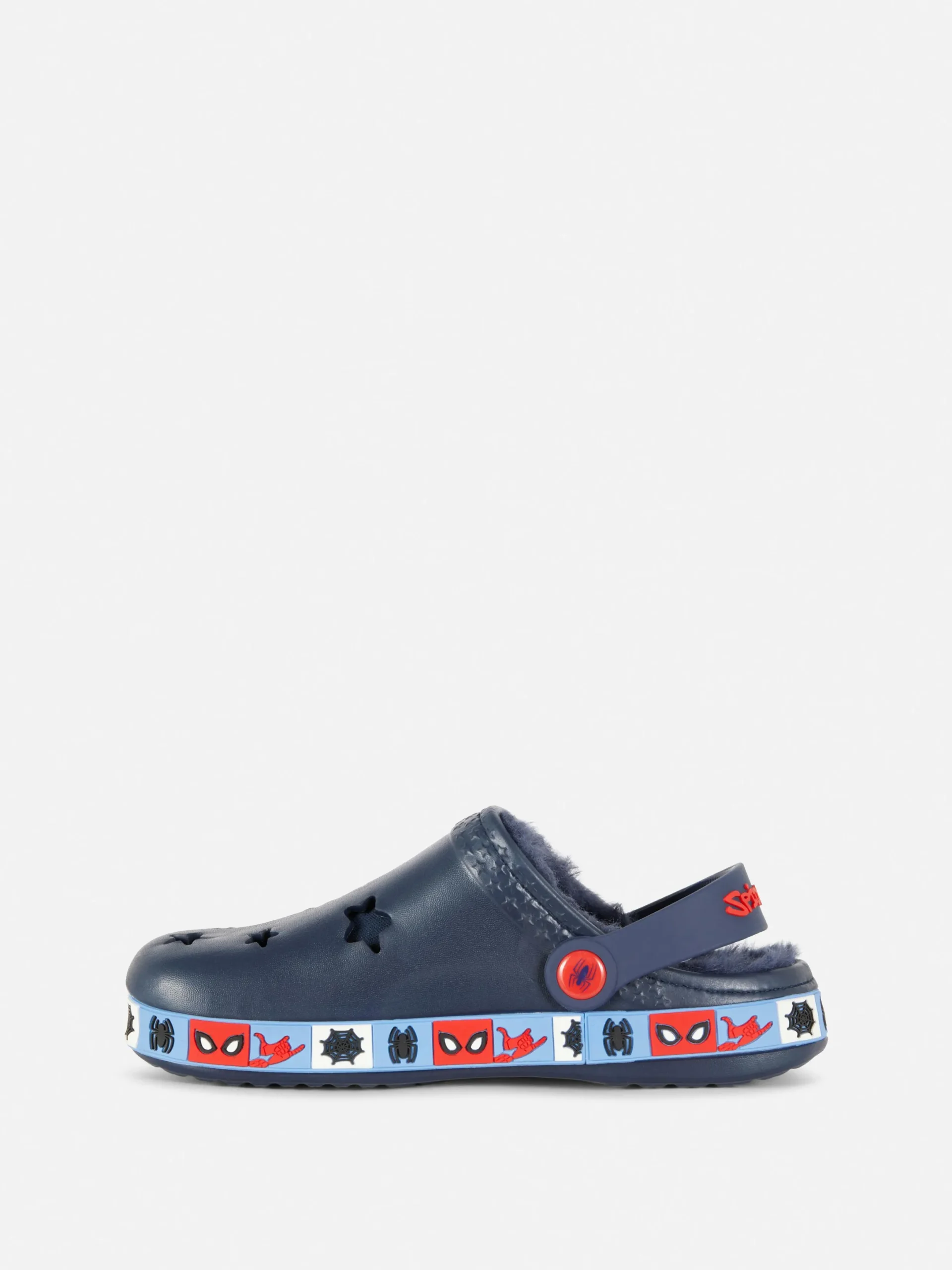 Sandales Et Tongs|Primark Sabots En Fausse Fourrure MARVEL Spider-Man Bleu marine