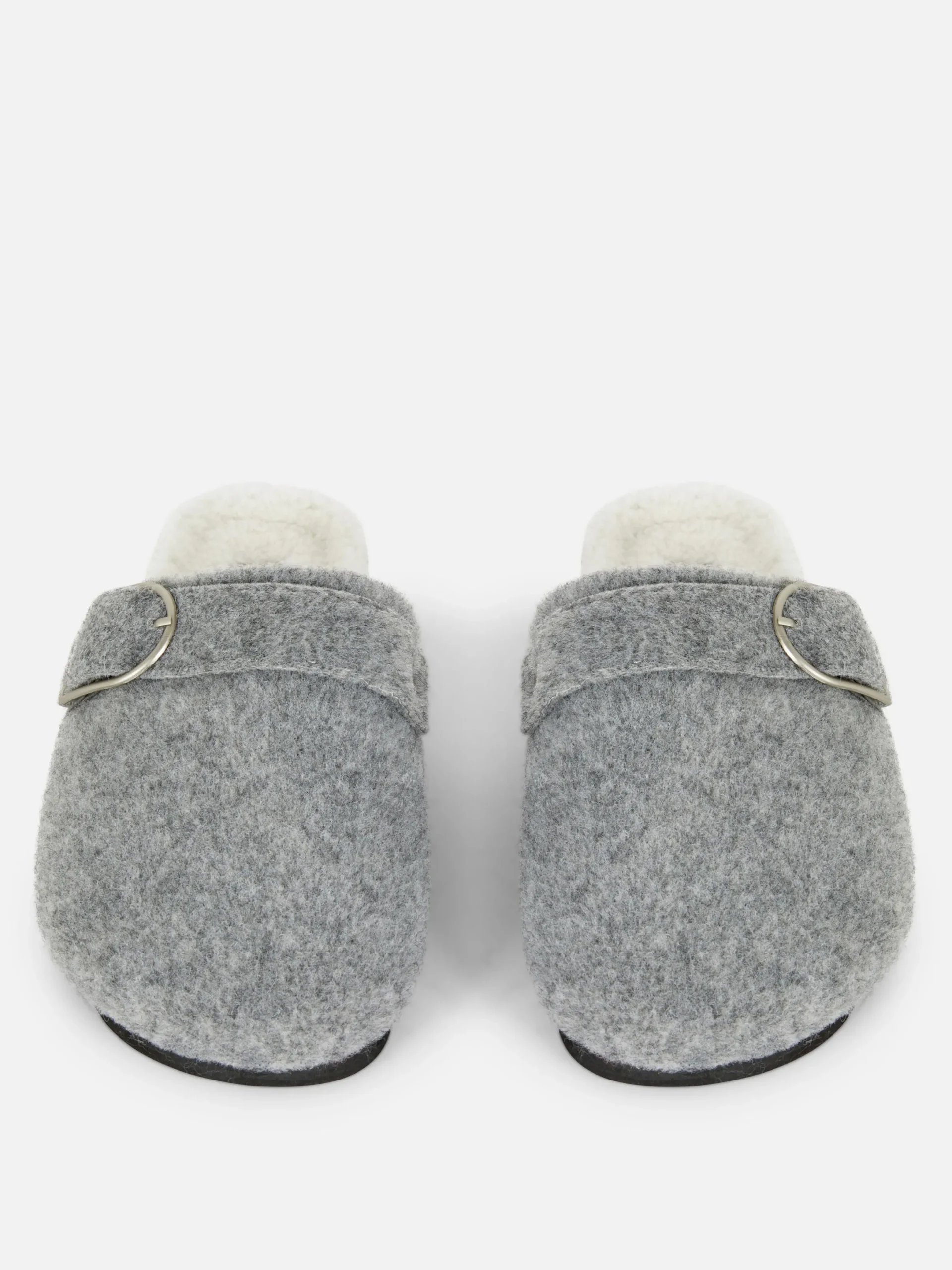 Chaussons|Primark Sabots En Feutre Gris