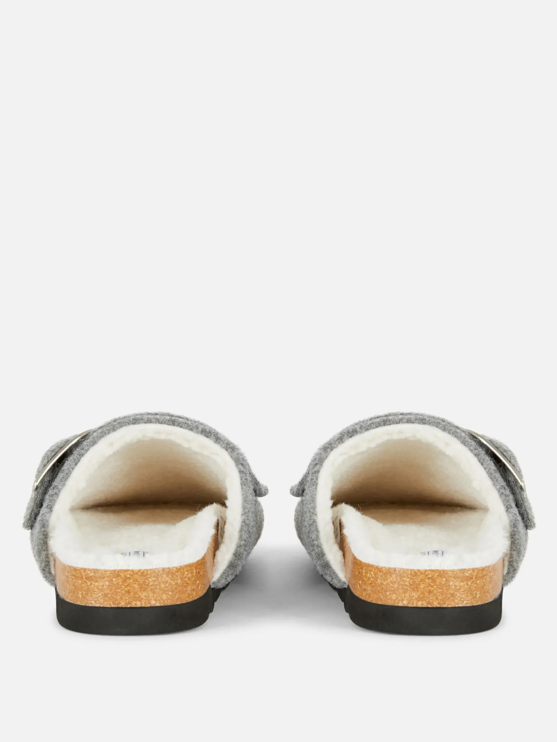 Chaussons|Primark Sabots En Feutre Gris