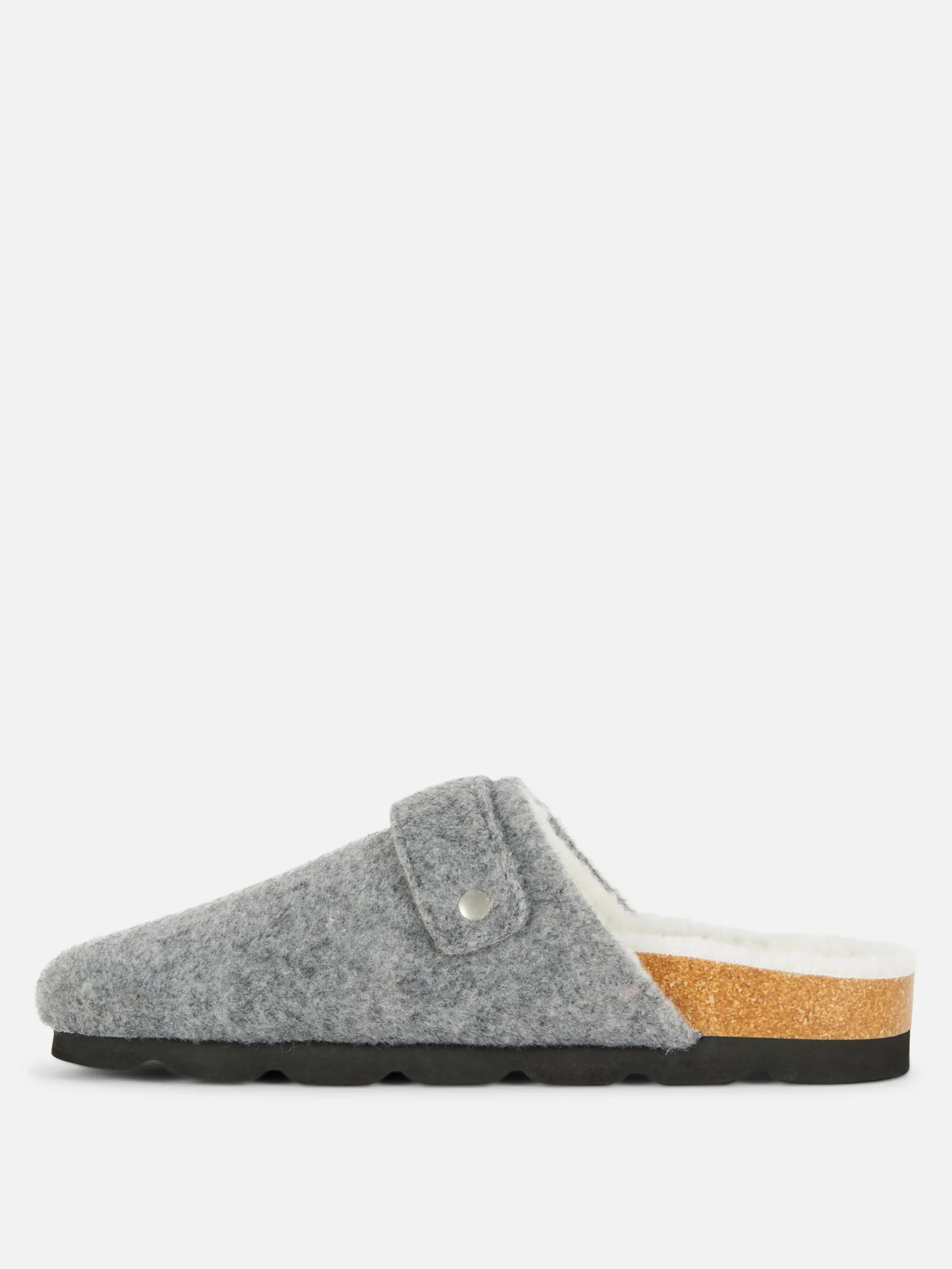 Chaussons|Primark Sabots En Feutre Gris