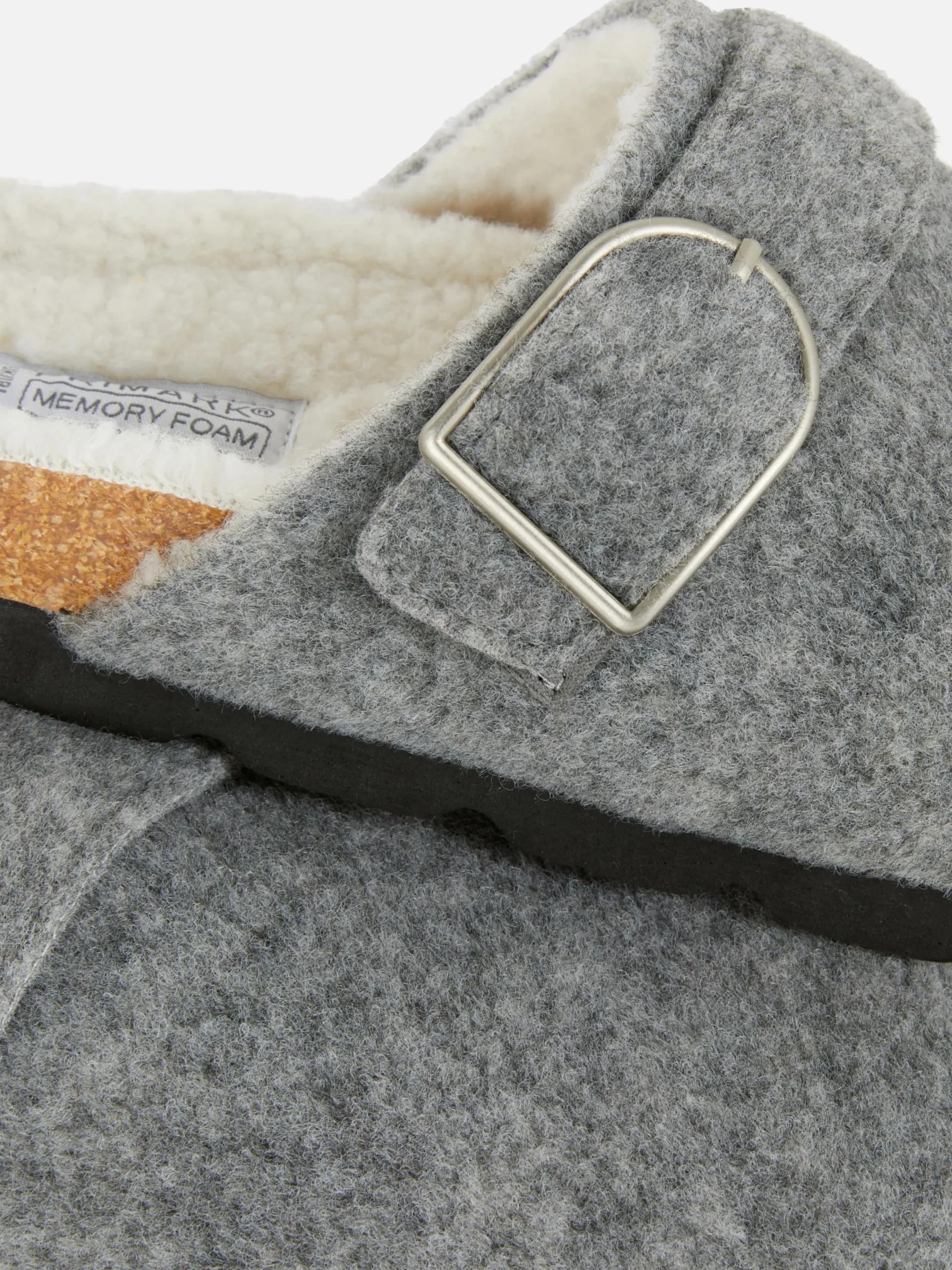 Chaussons|Primark Sabots En Feutre Gris