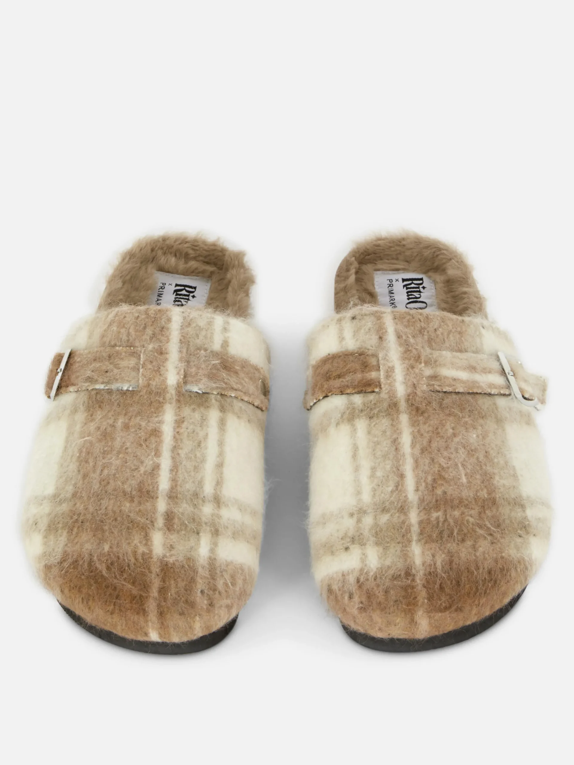 Chaussons|Primark Sabots Mules Doublés De Fausse Fourrure Rita Ora Marron