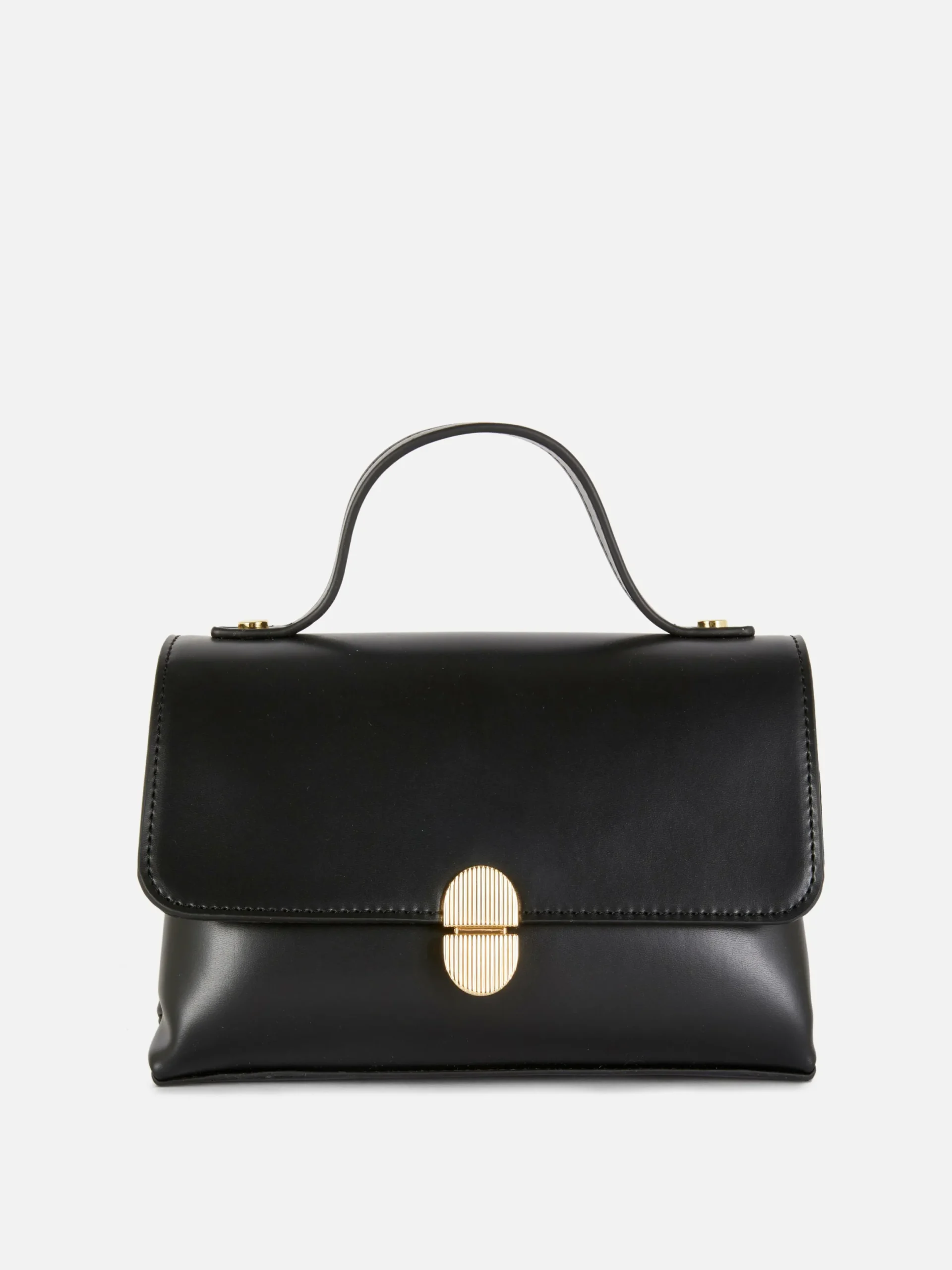 Sacs Et Porte-Monnaie|Primark Sac à Bandoulière Mi-long à Rabat Noir