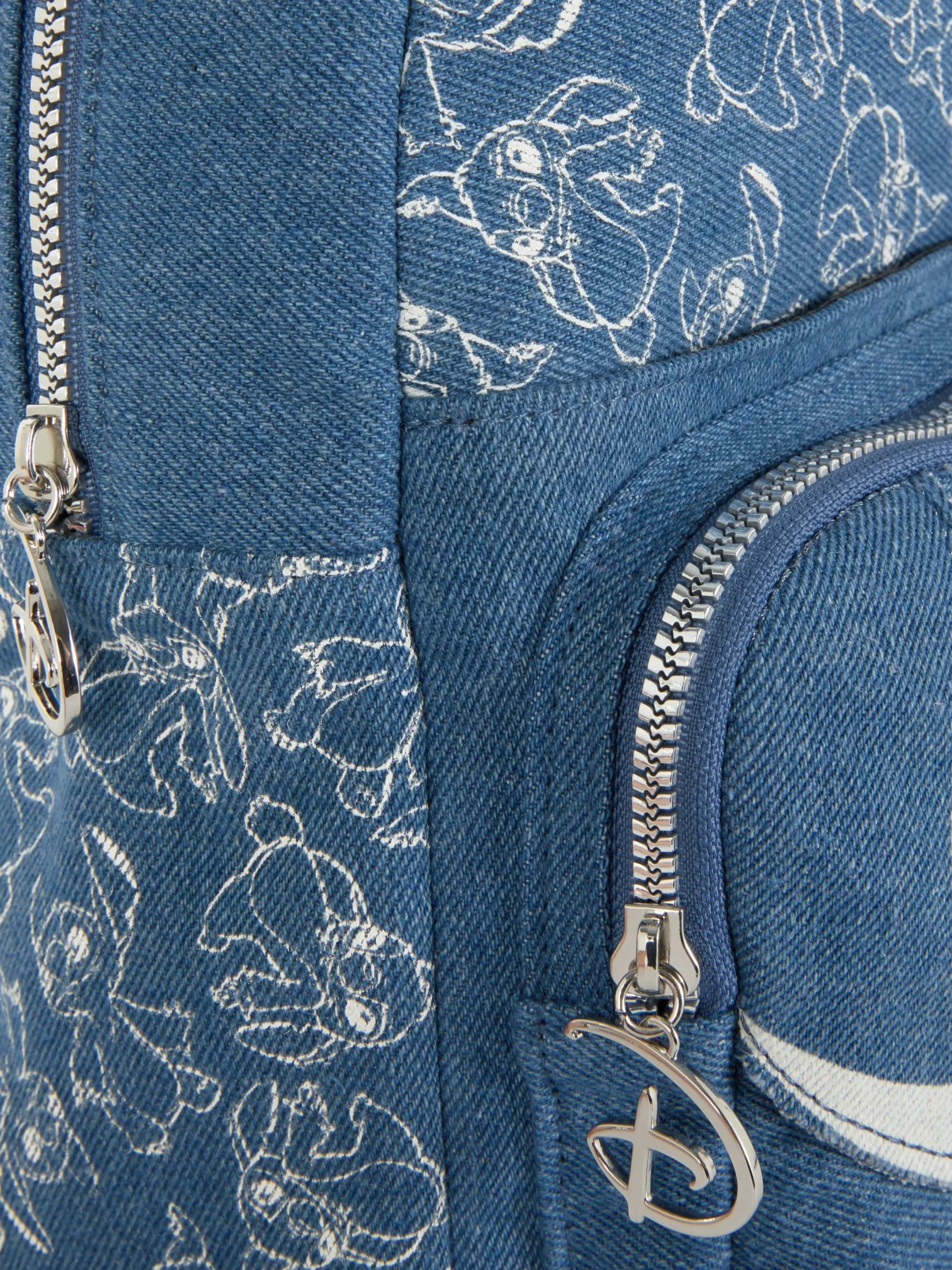 Sacs Et Porte-Monnaie|Denim|Primark Sac à Dos En Denim Disney Stitch Bleu