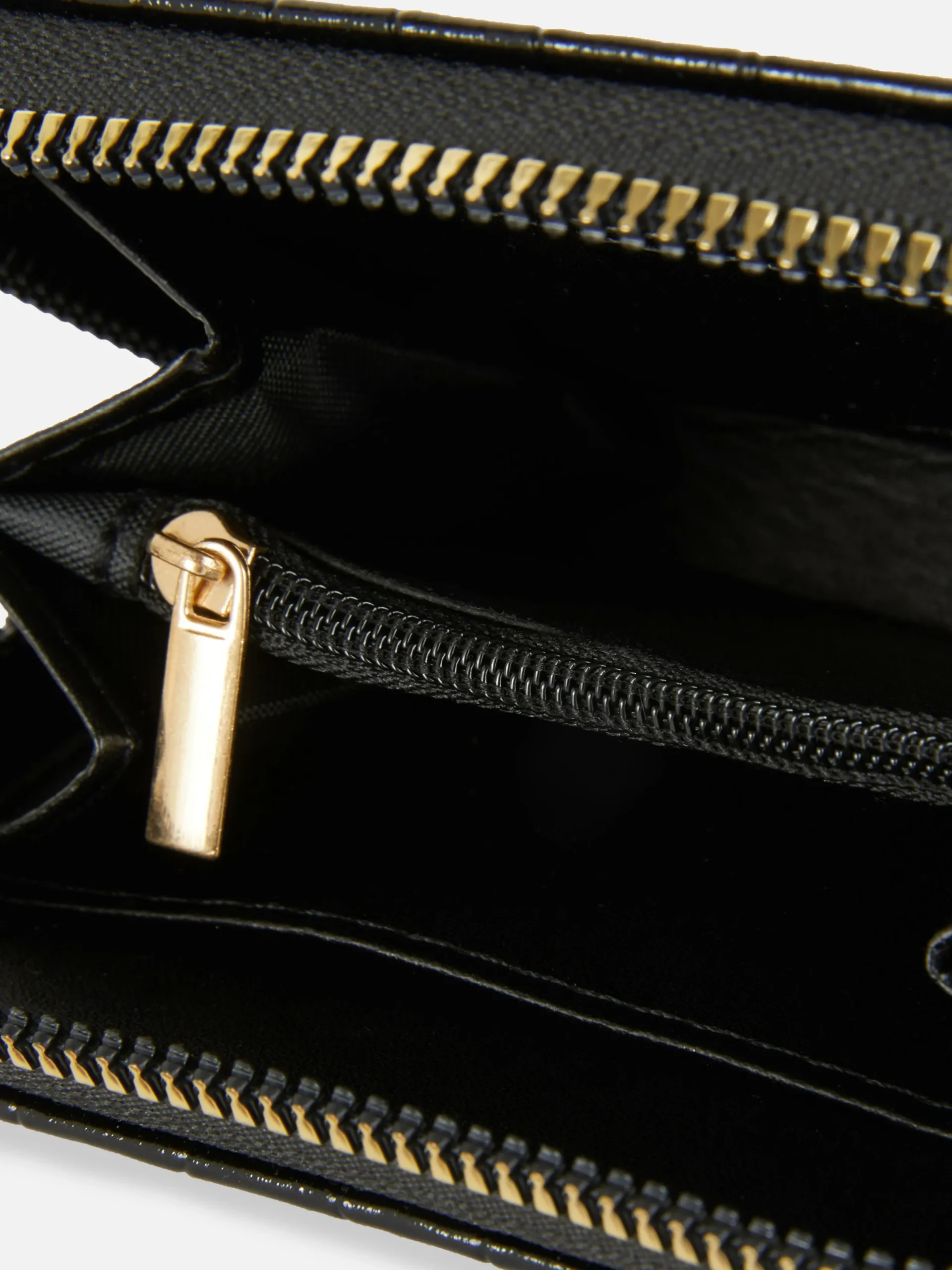 Sacs Et Porte-Monnaie|Primark Sac à Main Zippé Imitation Crocodile Noir