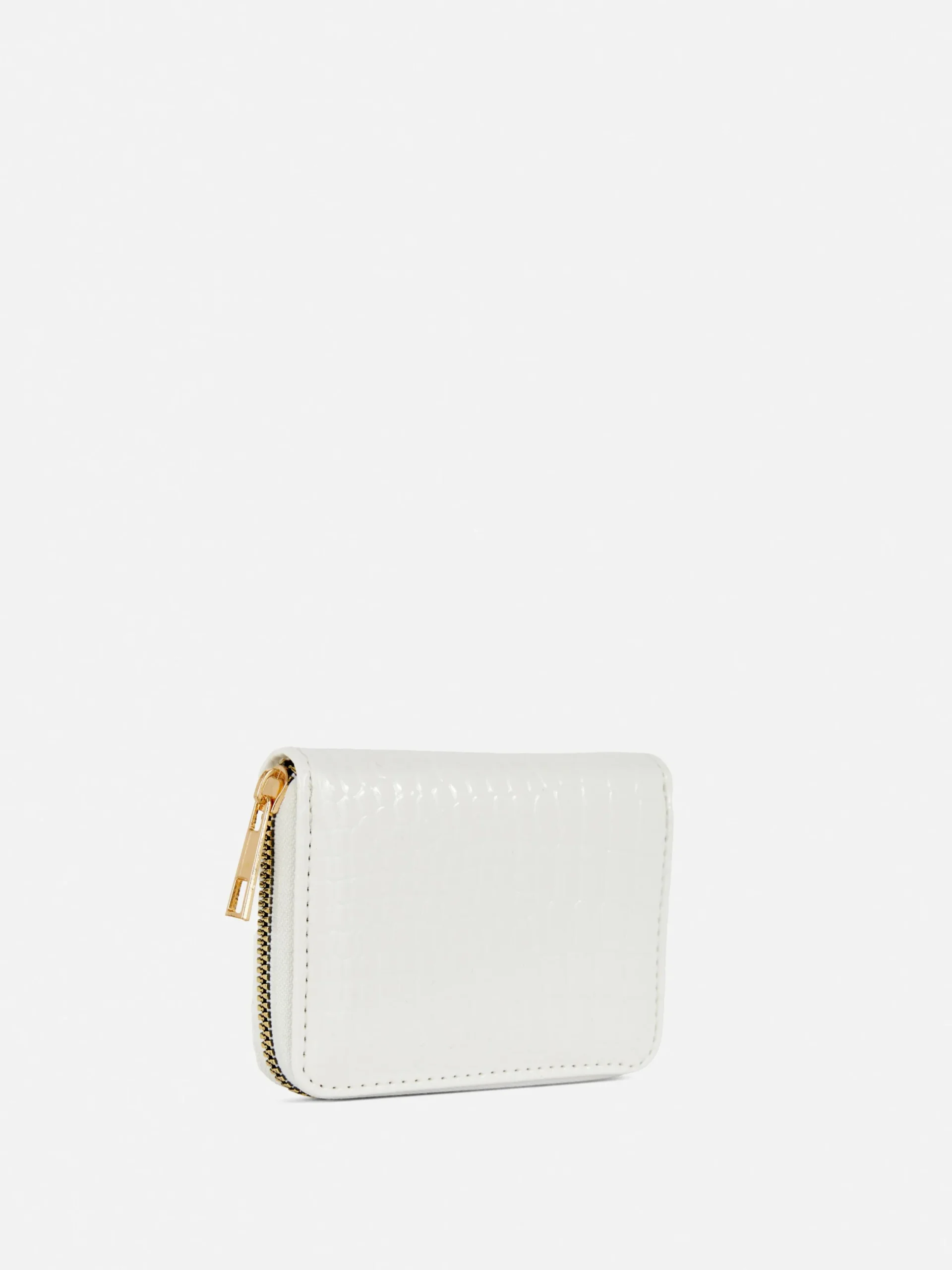 Sacs Et Porte-Monnaie|Primark Sac à Main Zippé Imitation Crocodile Écru
