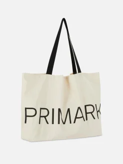 Sacs Et Porte-Monnaie|Primark Sac Fourre-tout En Toile Graphique Naturel