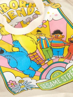 Sacs Et Porte-Monnaie|Primark Sac Fourre-tout En Toile Sesame Street Naturel