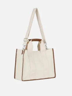 Sacs Et Porte-Monnaie|Primark Sac Fourre-tout Moyen En Toile Naturel